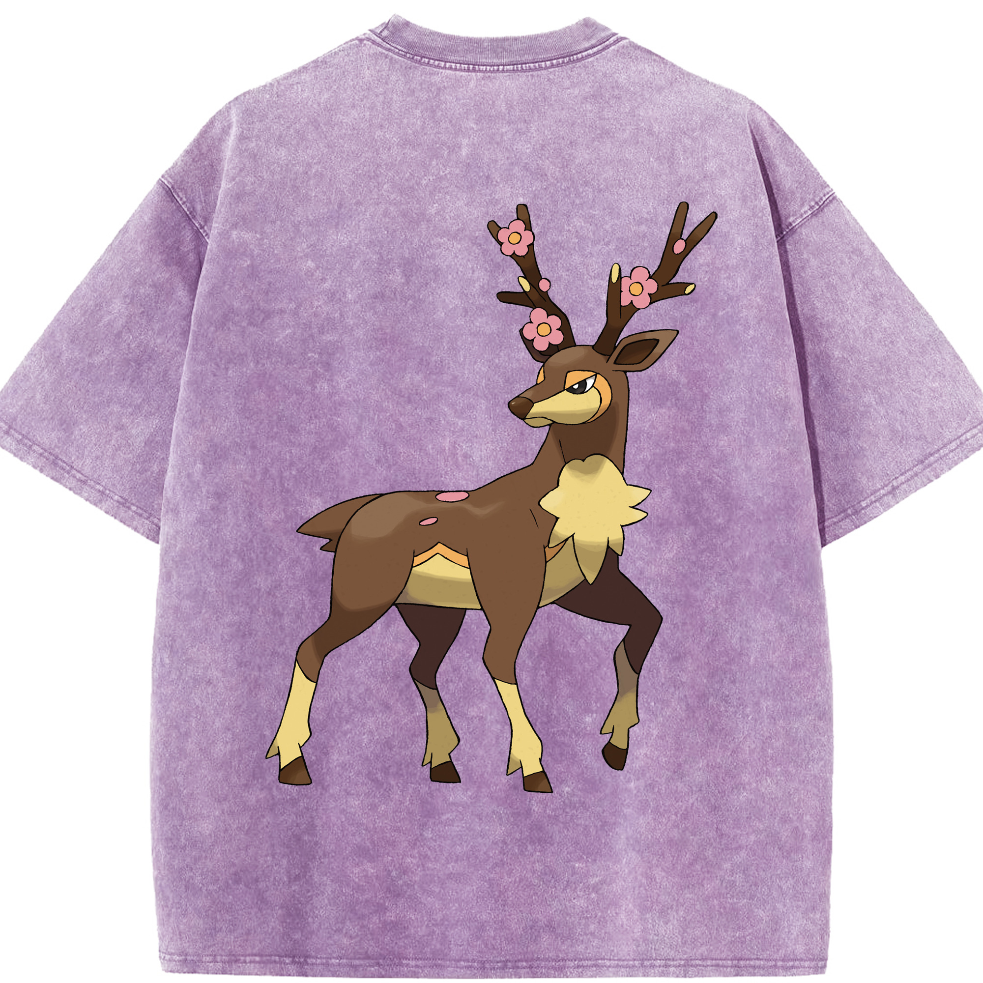 （画像用） ポケットモンスター Pokémon 綿100% ヴィンテージ風 半袖Tシャツ（背面プリント）