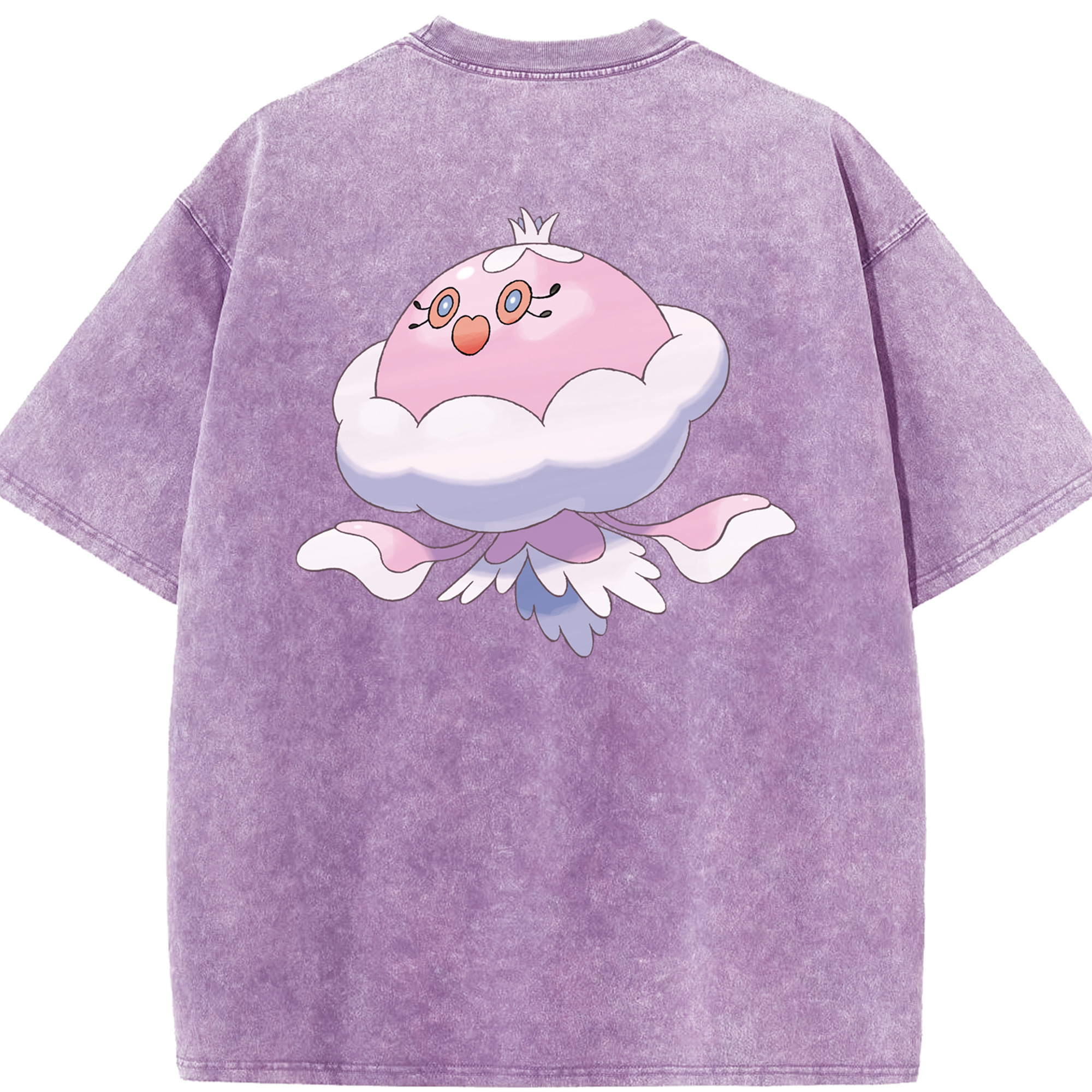 （画像用） ポケットモンスター Pokémon 綿100% ヴィンテージ風 半袖Tシャツ（背面プリント）