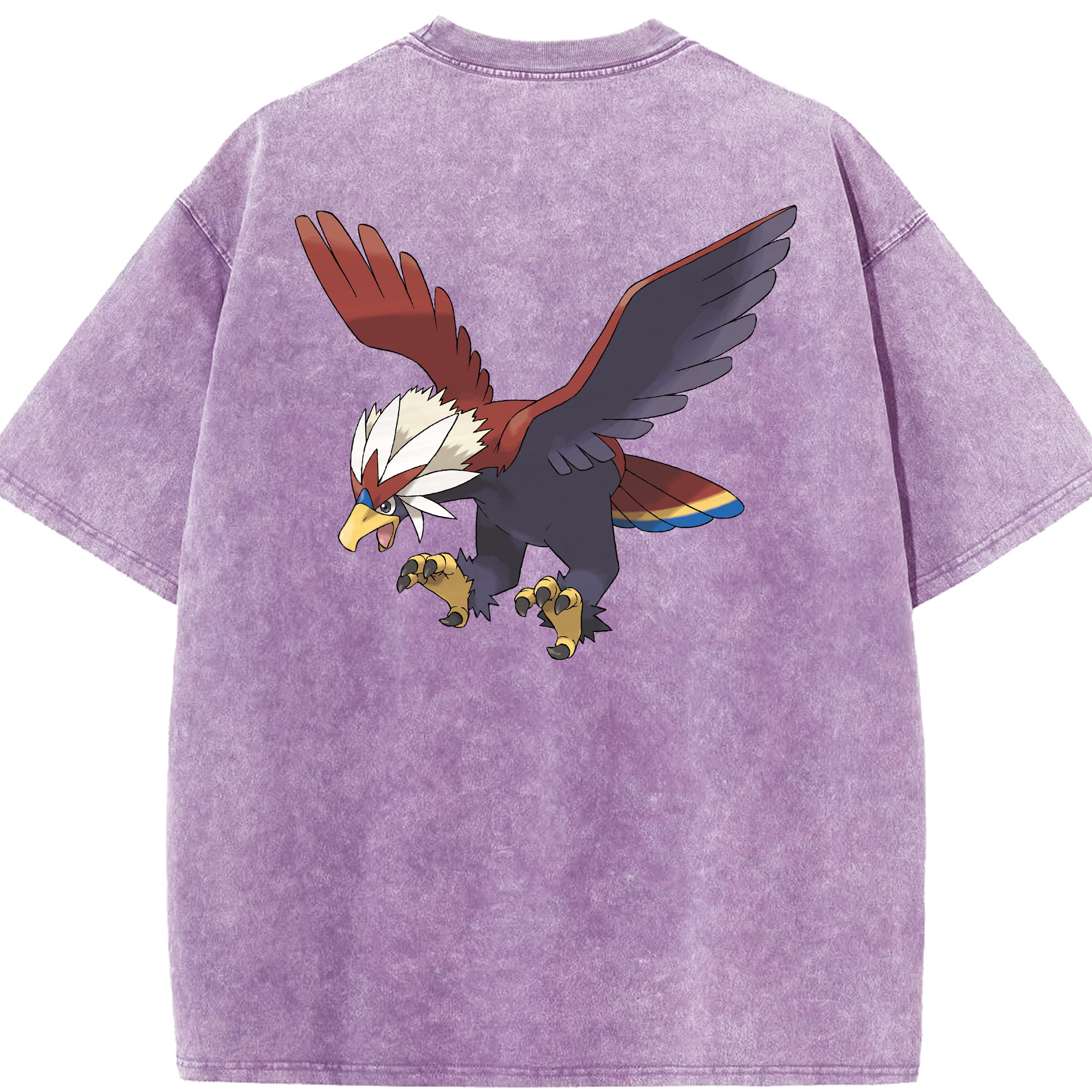 （画像用） ポケットモンスター Pokémon 綿100% ヴィンテージ風 半袖Tシャツ（背面プリント）