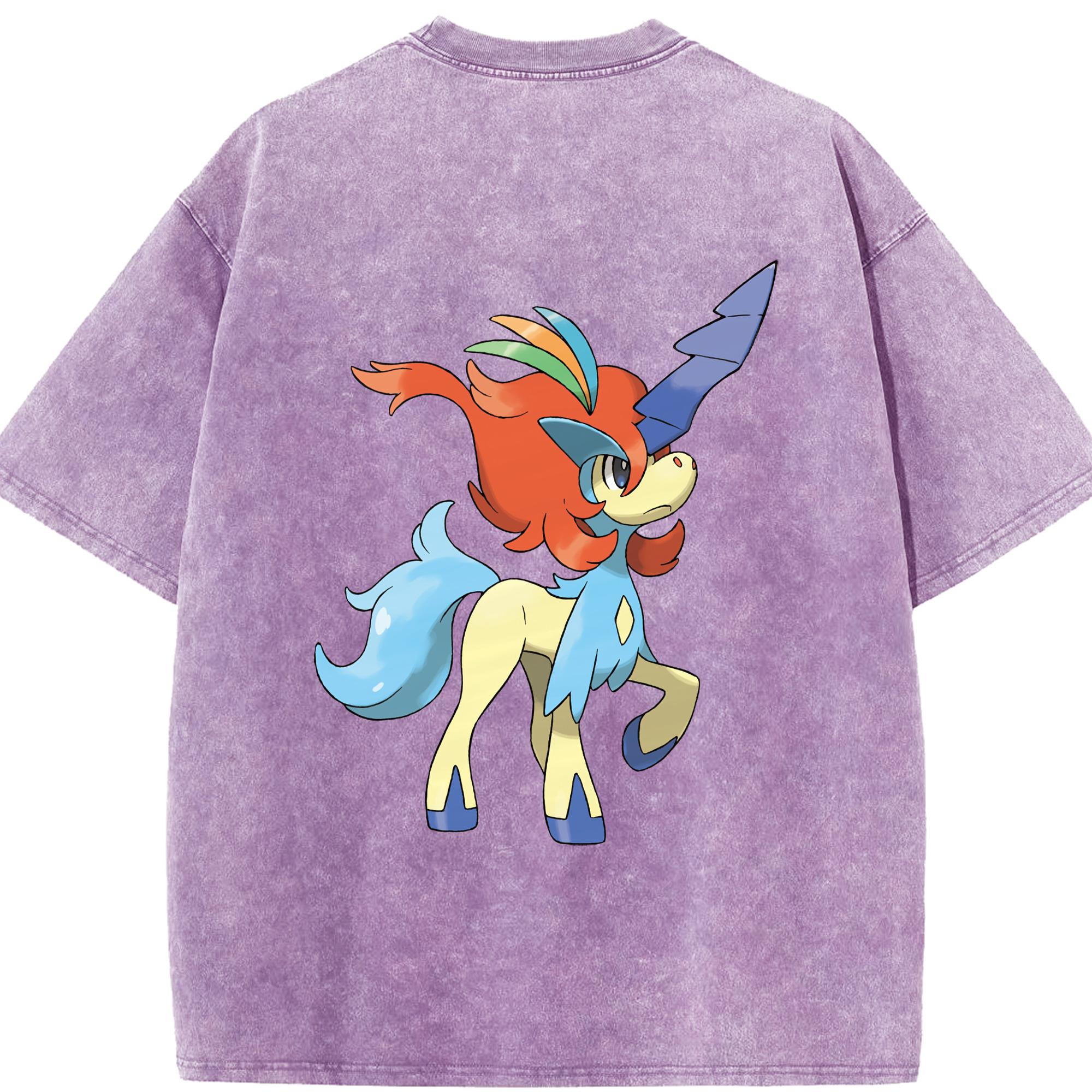 （画像用） ポケットモンスター Pokémon 綿100% ヴィンテージ風 半袖Tシャツ（背面プリント）