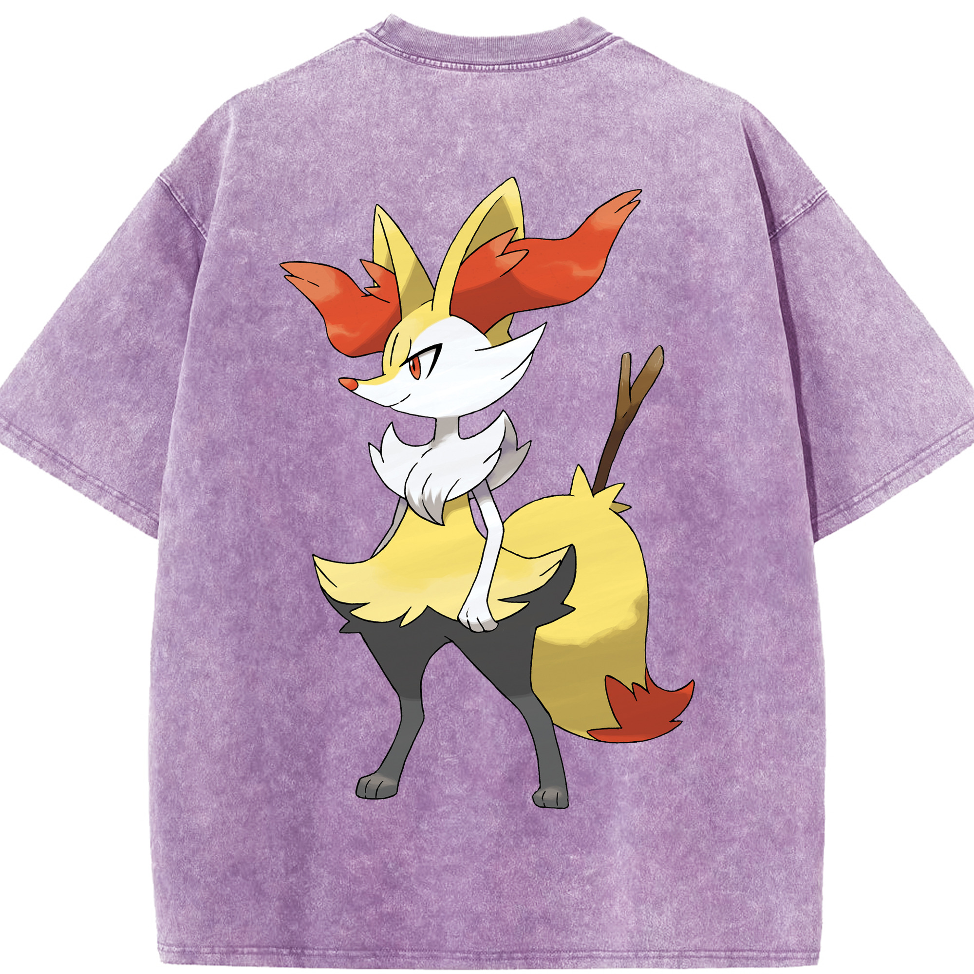 （画像用） ポケットモンスター Pokémon 綿100% ヴィンテージ風 半袖Tシャツ（背面プリント）
