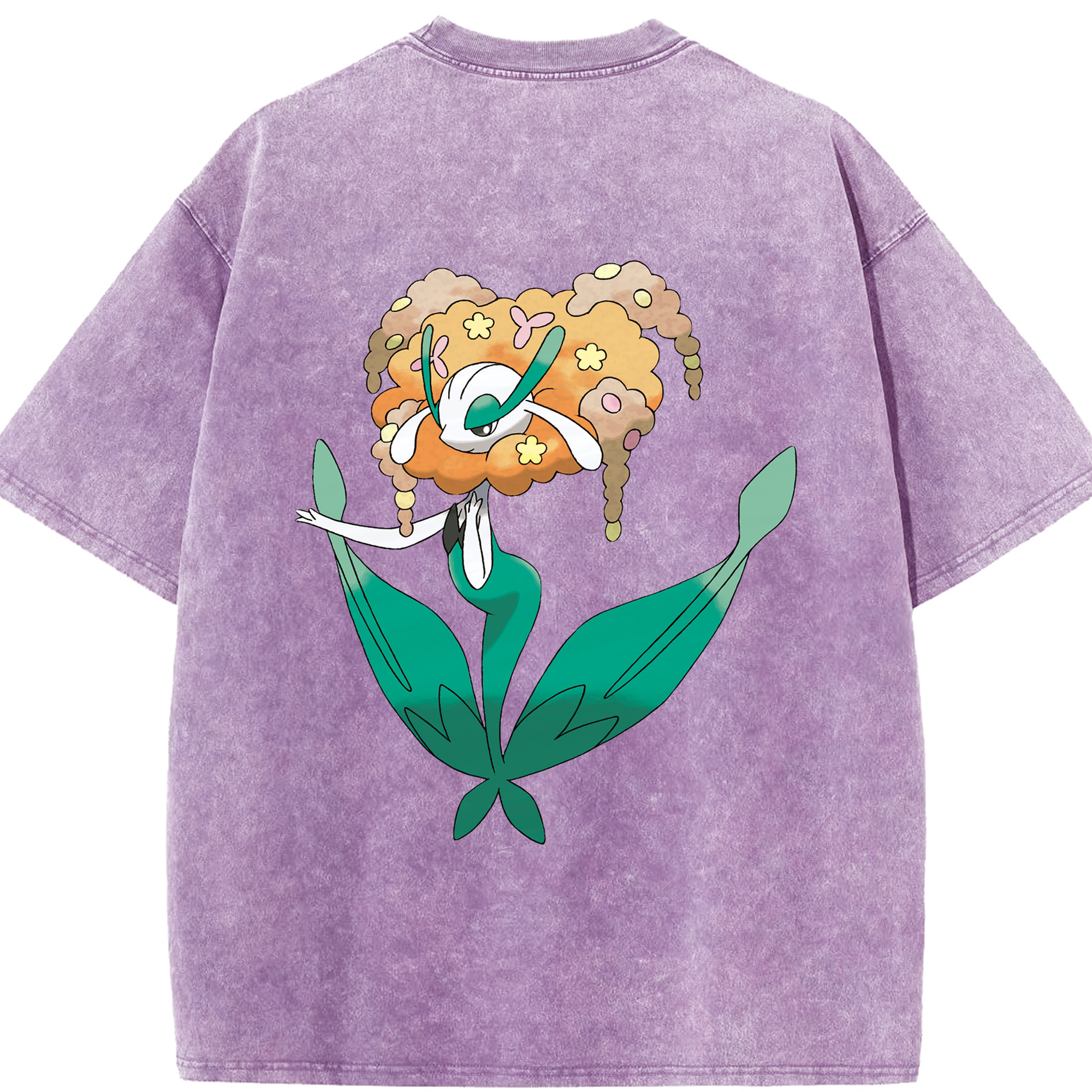 （画像用） ポケットモンスター Pokémon 綿100% ヴィンテージ風 半袖Tシャツ（背面プリント）