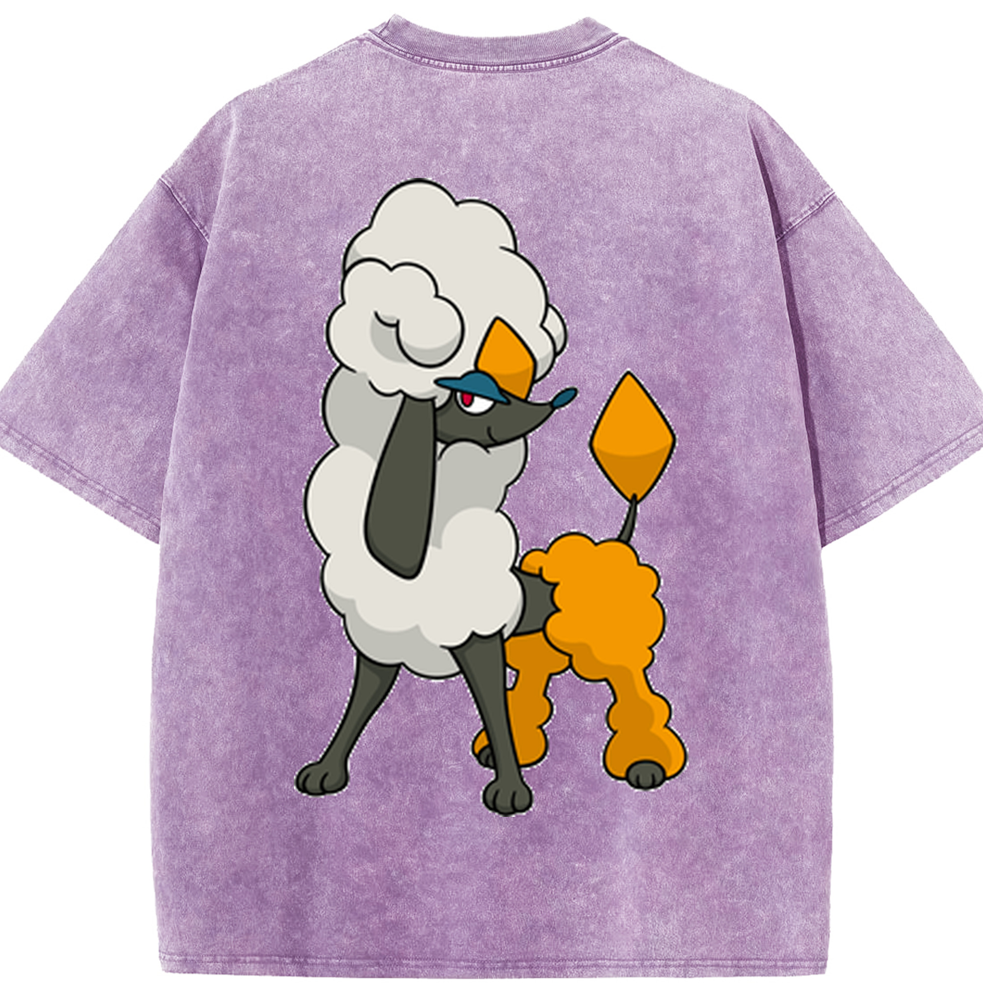 （画像用） ポケットモンスター Pokémon 綿100% ヴィンテージ風 半袖Tシャツ（背面プリント）