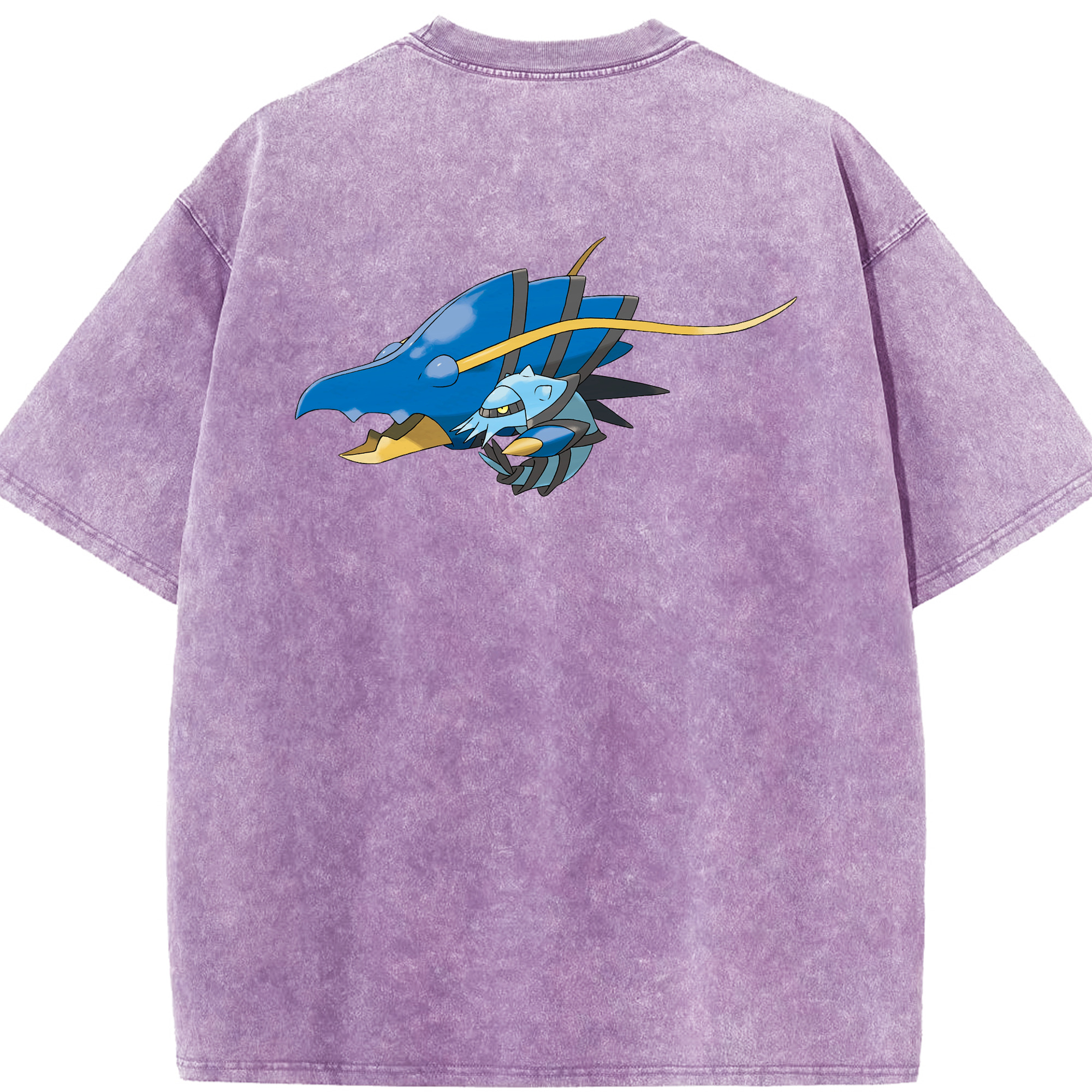 （画像用） ポケットモンスター Pokémon 綿100% ヴィンテージ風 半袖Tシャツ（背面プリント）