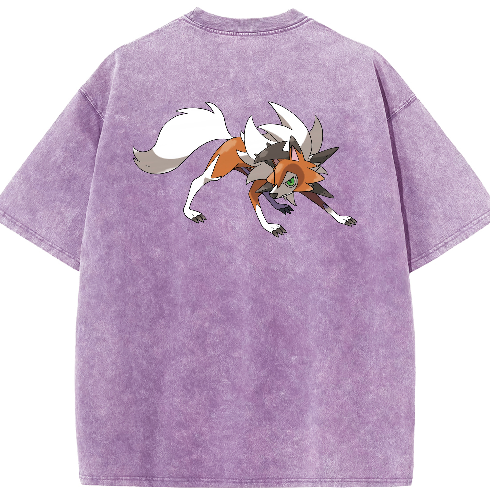（画像用） ポケットモンスター Pokémon 綿100% ヴィンテージ風 半袖Tシャツ（背面プリント）
