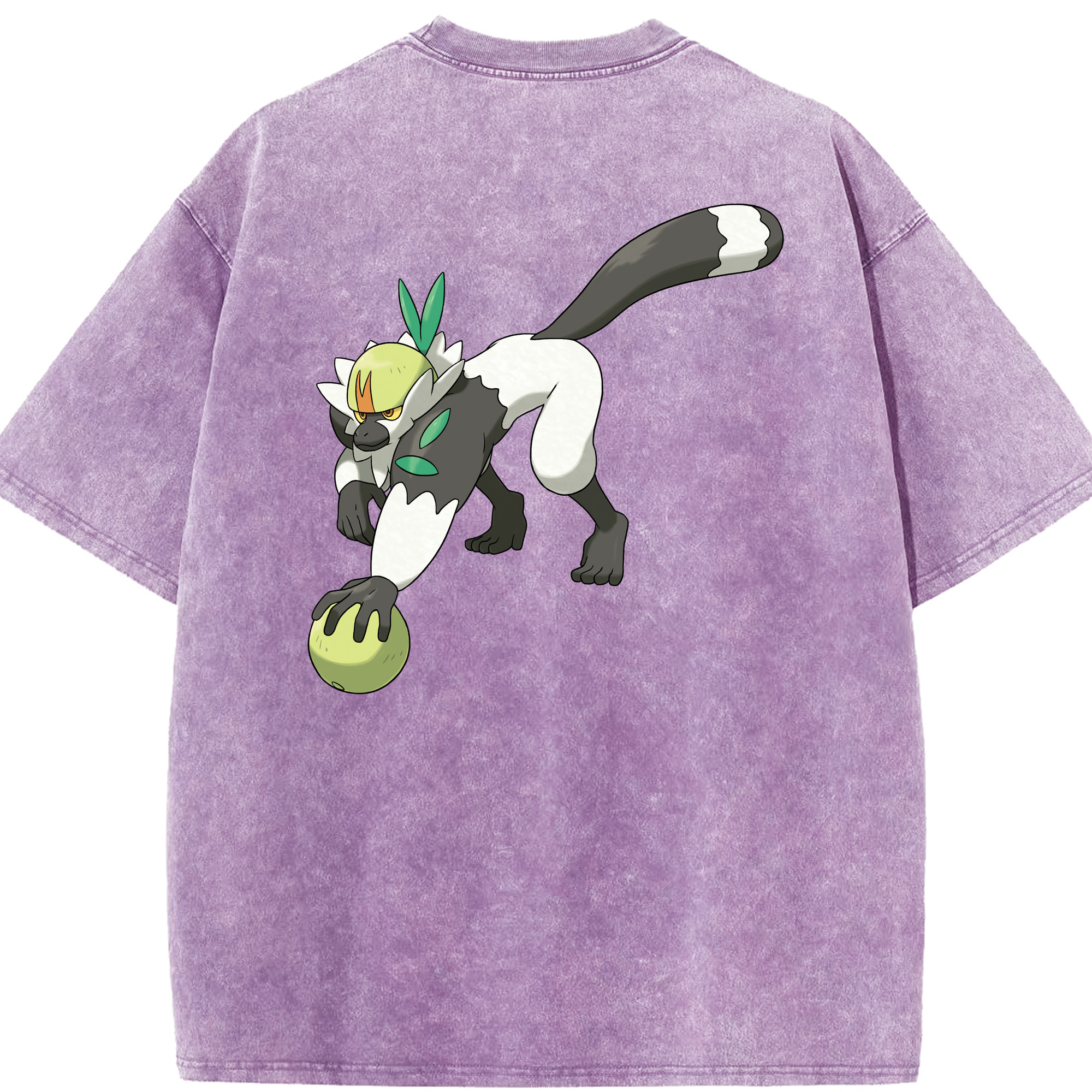 （画像用） ポケットモンスター Pokémon 綿100% ヴィンテージ風 半袖Tシャツ（背面プリント）