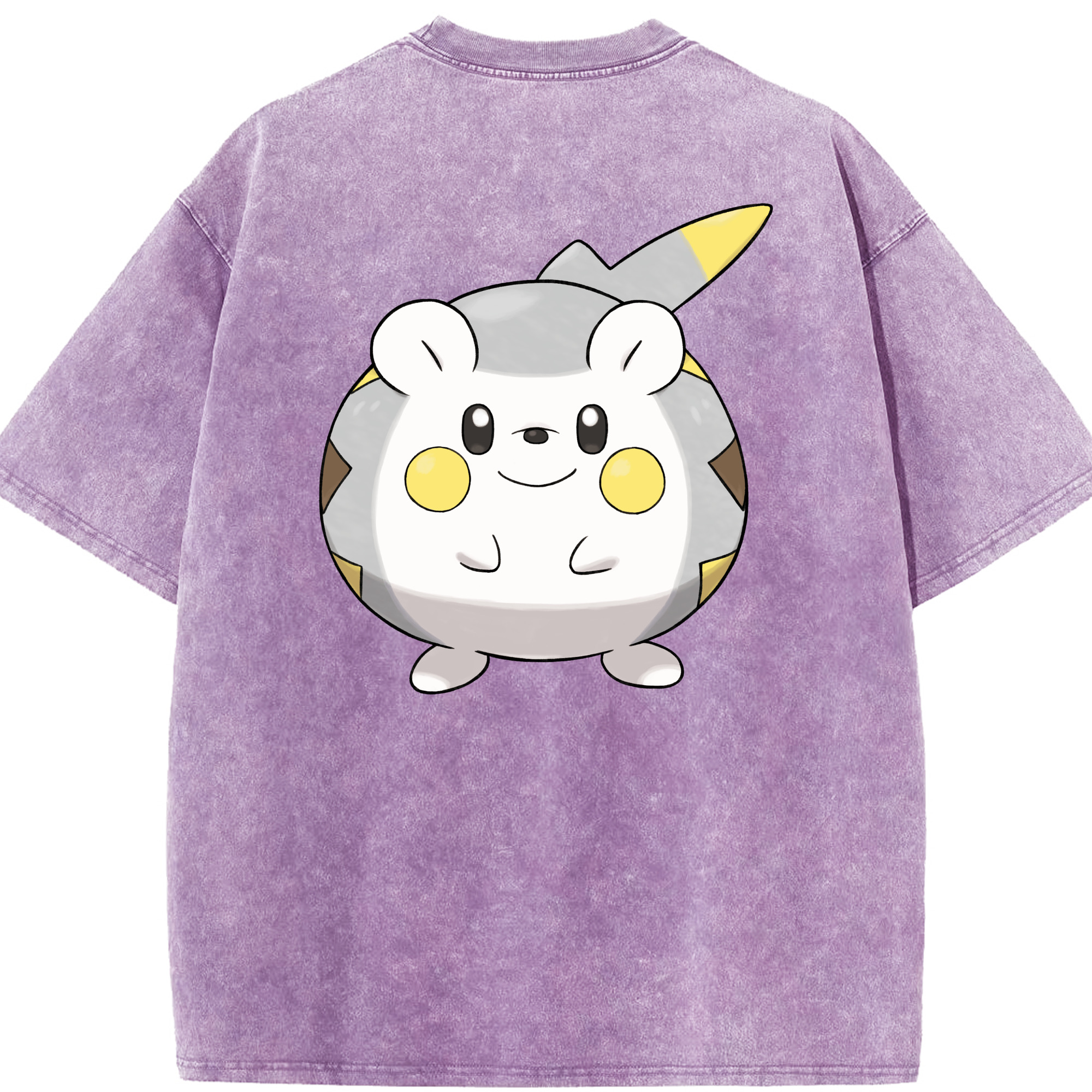 （画像用） ポケットモンスター Pokémon 綿100% ヴィンテージ風 半袖Tシャツ（背面プリント）