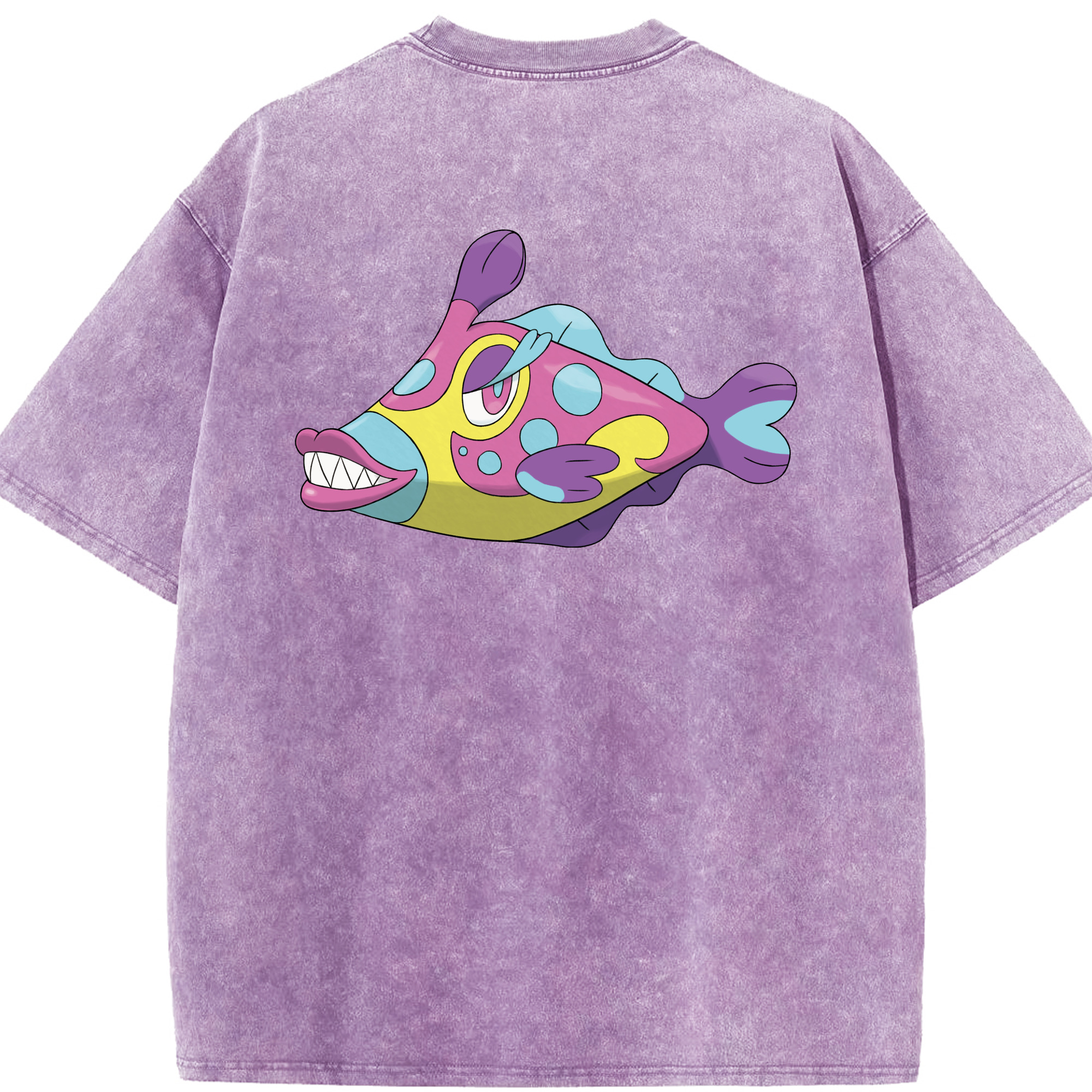 （画像用） ポケットモンスター Pokémon 綿100% ヴィンテージ風 半袖Tシャツ（背面プリント）
