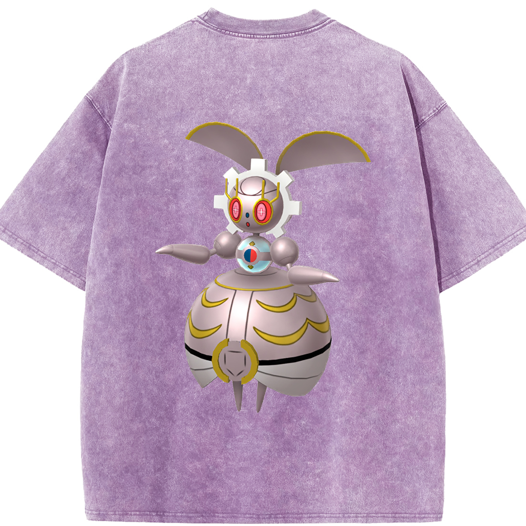 （画像用） ポケットモンスター Pokémon 綿100% ヴィンテージ風 半袖Tシャツ（背面プリント）