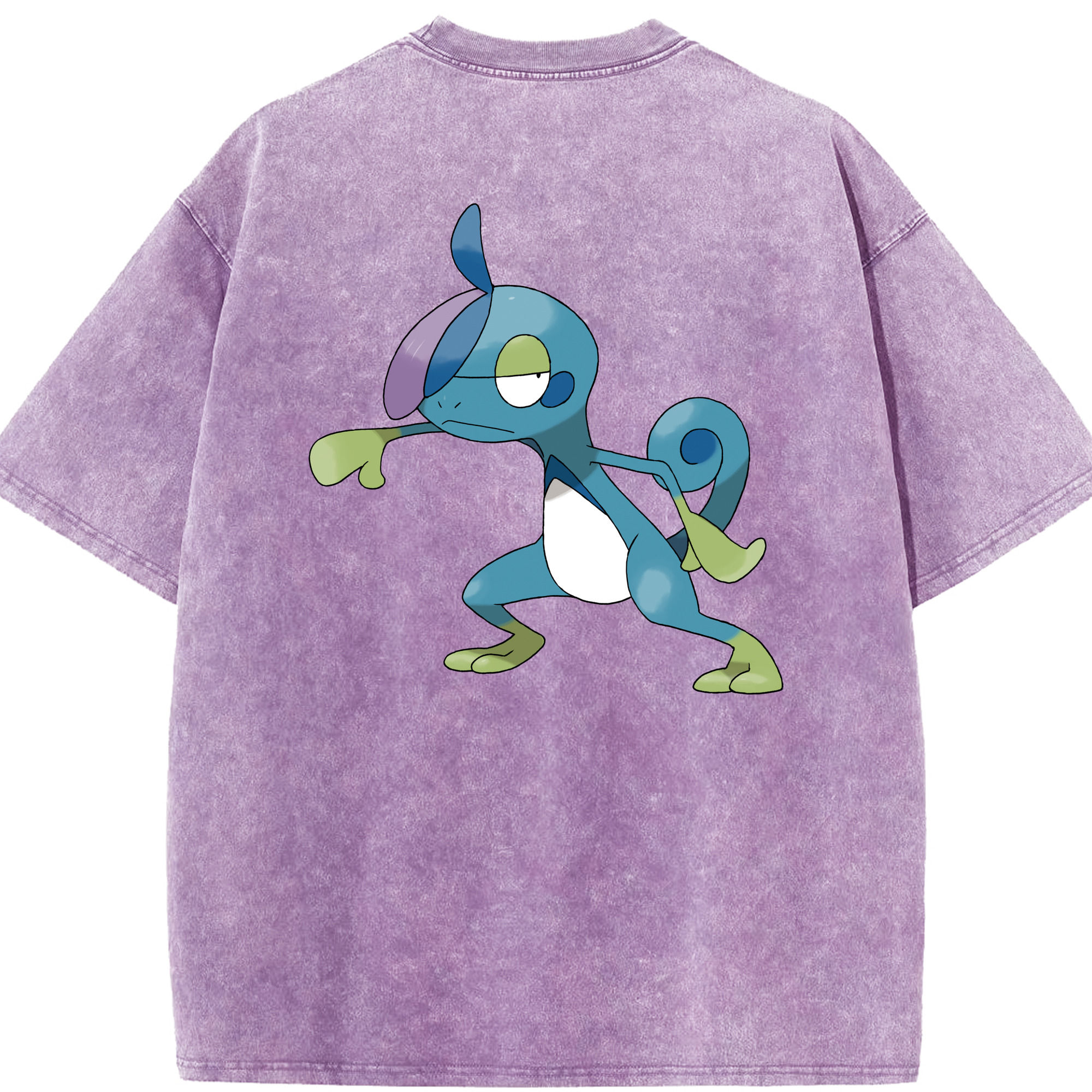 （画像用） ポケットモンスター Pokémon 綿100% ヴィンテージ風 半袖Tシャツ（背面プリント）
