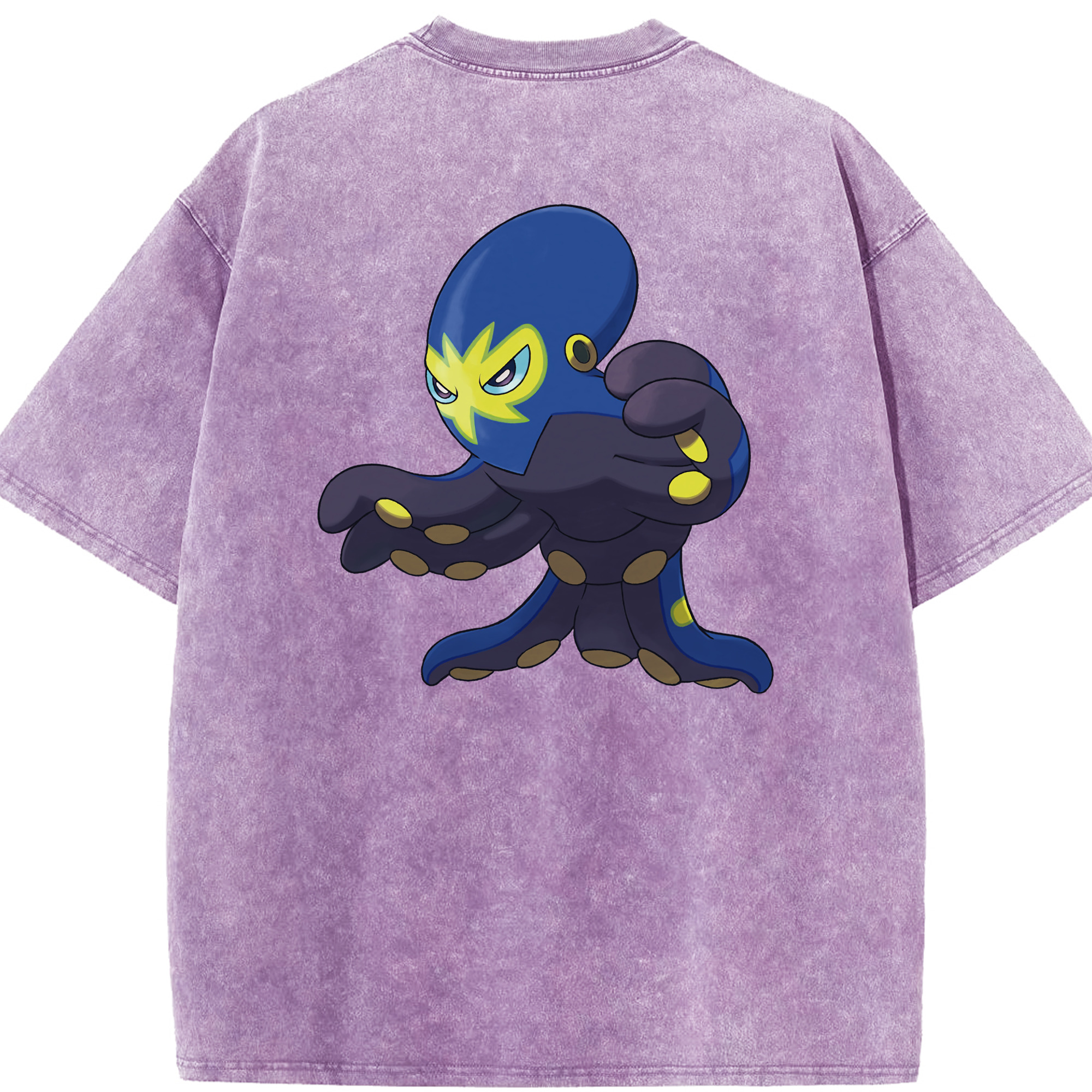 （画像用） ポケットモンスター Pokémon 綿100% ヴィンテージ風 半袖Tシャツ（背面プリント）