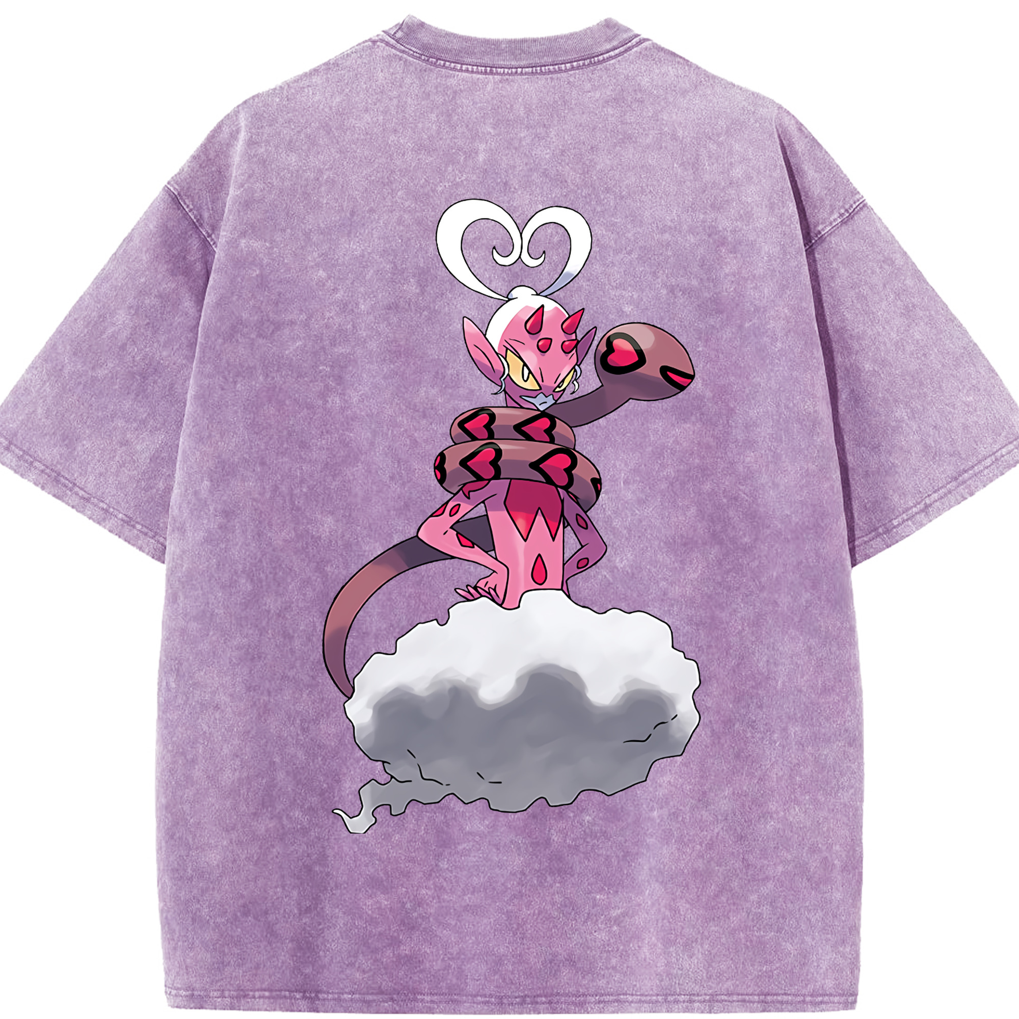 （画像用） ポケットモンスター Pokémon 綿100% ヴィンテージ風 半袖Tシャツ（背面プリント）