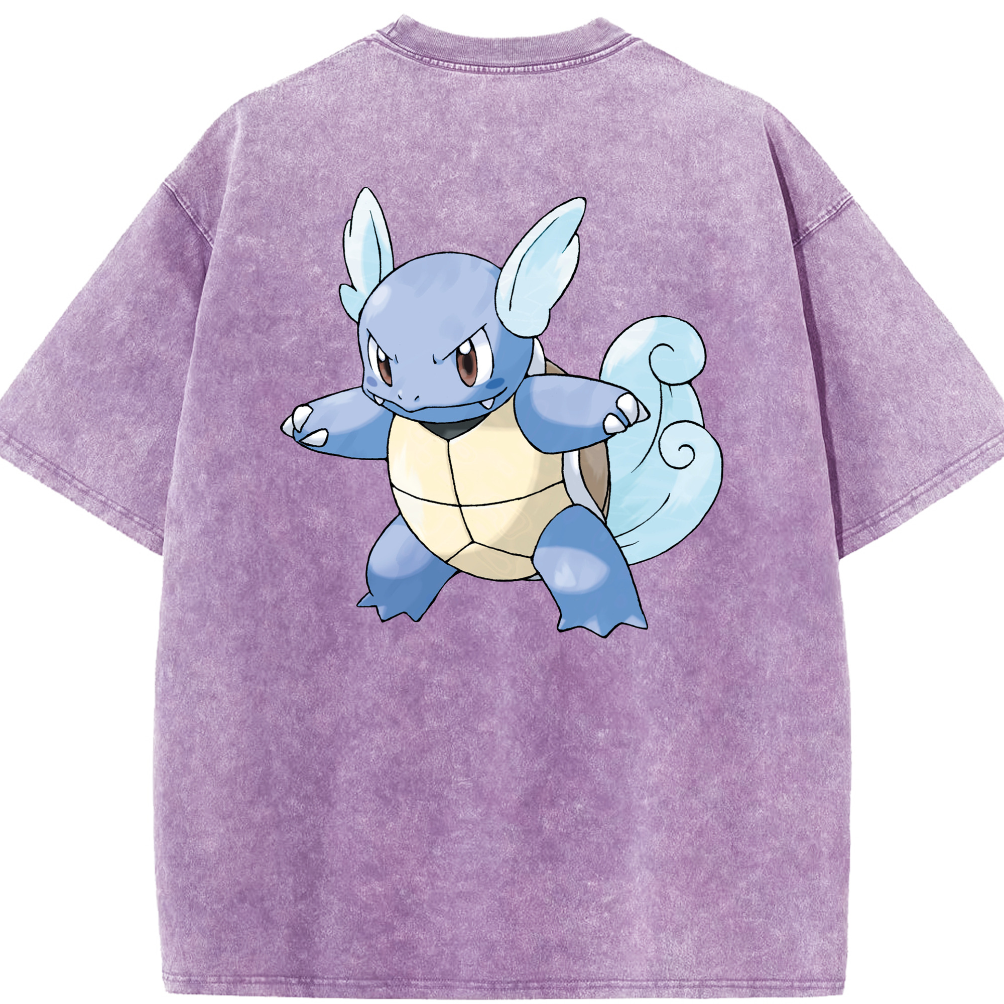 （画像用） ポケットモンスター Pokémon 綿100% ヴィンテージ風 半袖Tシャツ（背面プリント）