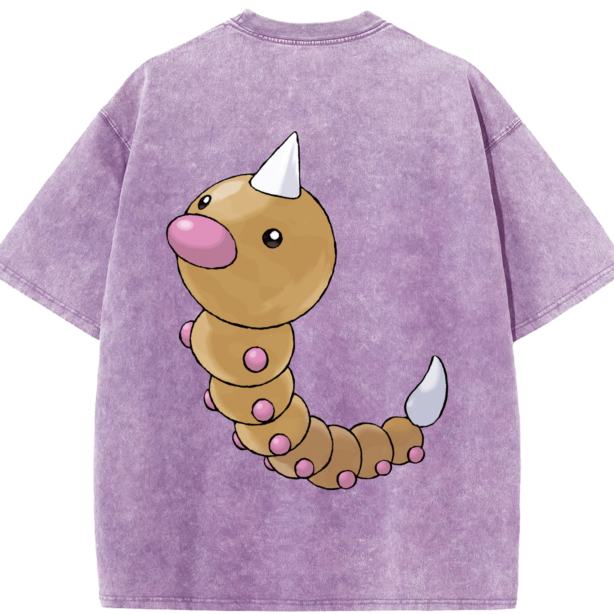 （画像用） ポケットモンスター Pokémon 綿100% ヴィンテージ風 半袖Tシャツ（背面プリント）