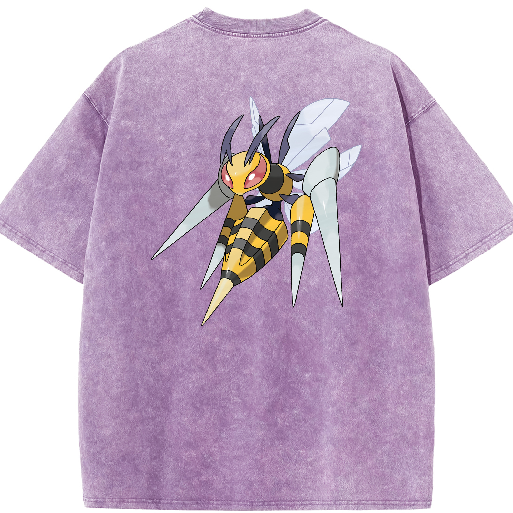 （画像用） ポケットモンスター Pokémon 綿100% ヴィンテージ風 半袖Tシャツ（背面プリント）