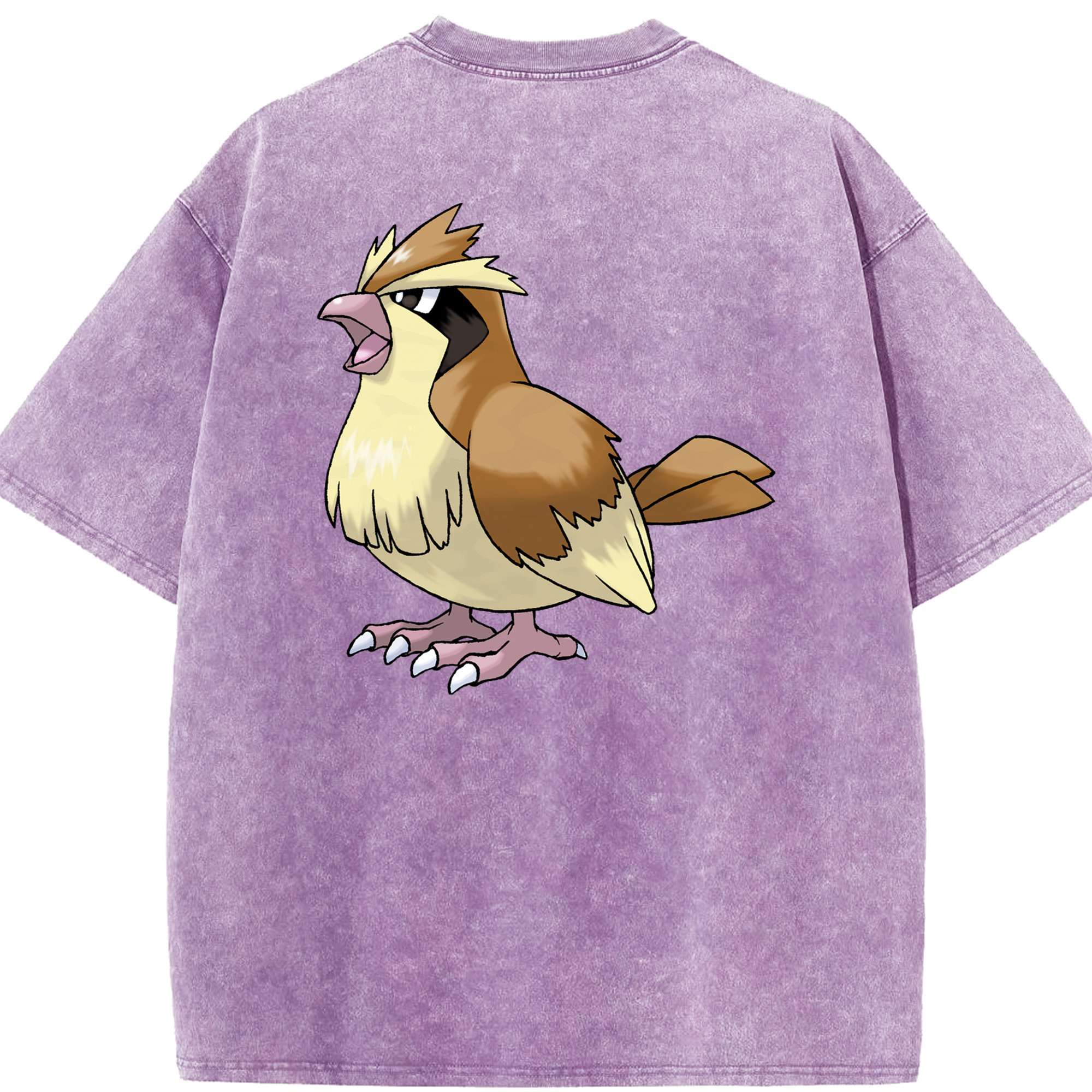 （画像用） ポケットモンスター Pokémon 綿100% ヴィンテージ風 半袖Tシャツ（背面プリント）