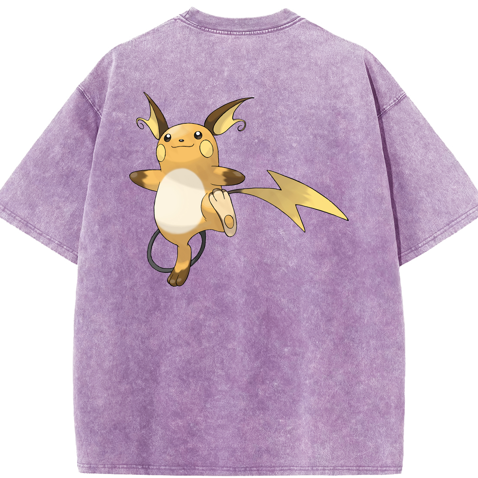 （画像用） ポケットモンスター Pokémon 綿100% ヴィンテージ風 半袖Tシャツ（背面プリント）