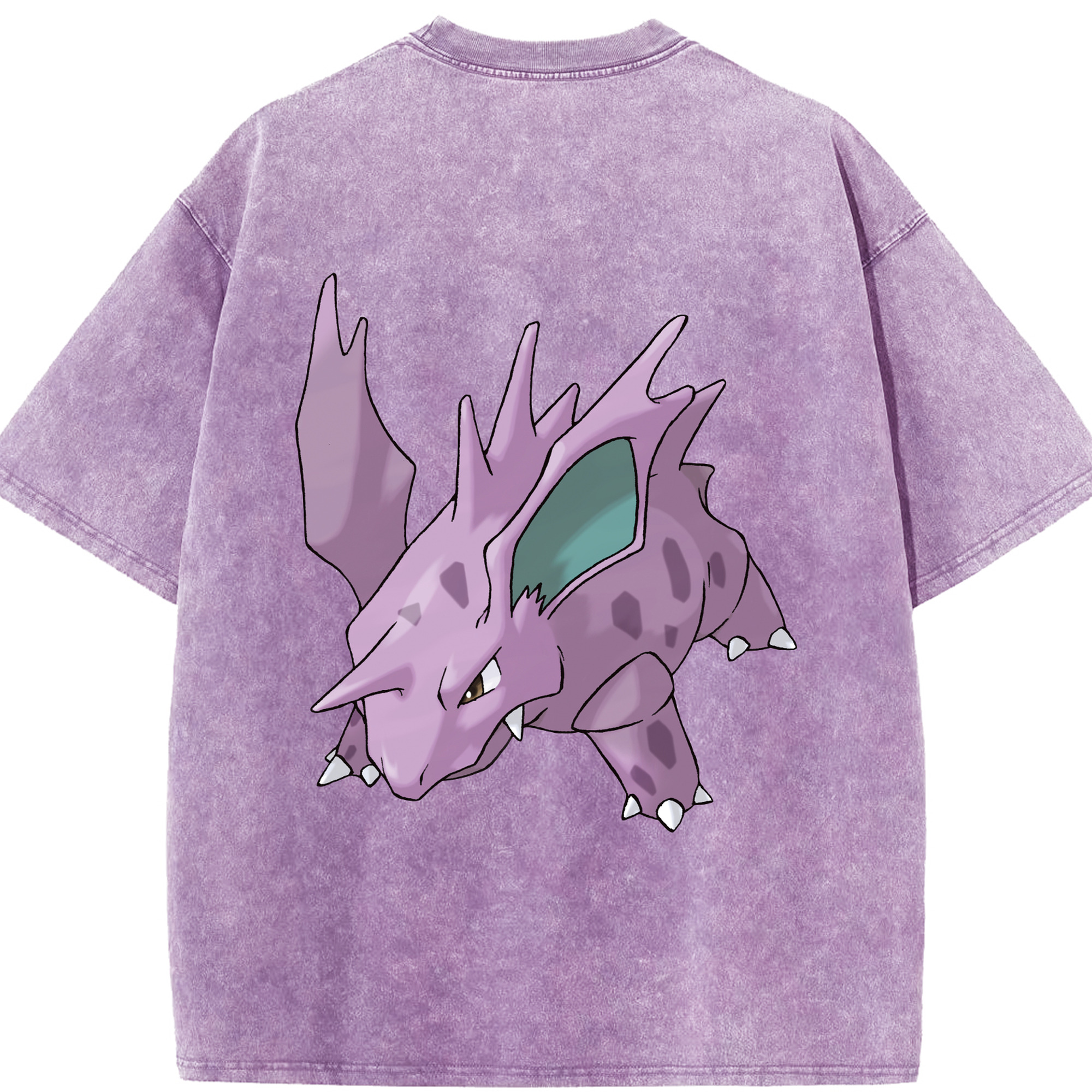 （画像用） ポケットモンスター Pokémon 綿100% ヴィンテージ風 半袖Tシャツ（背面プリント）