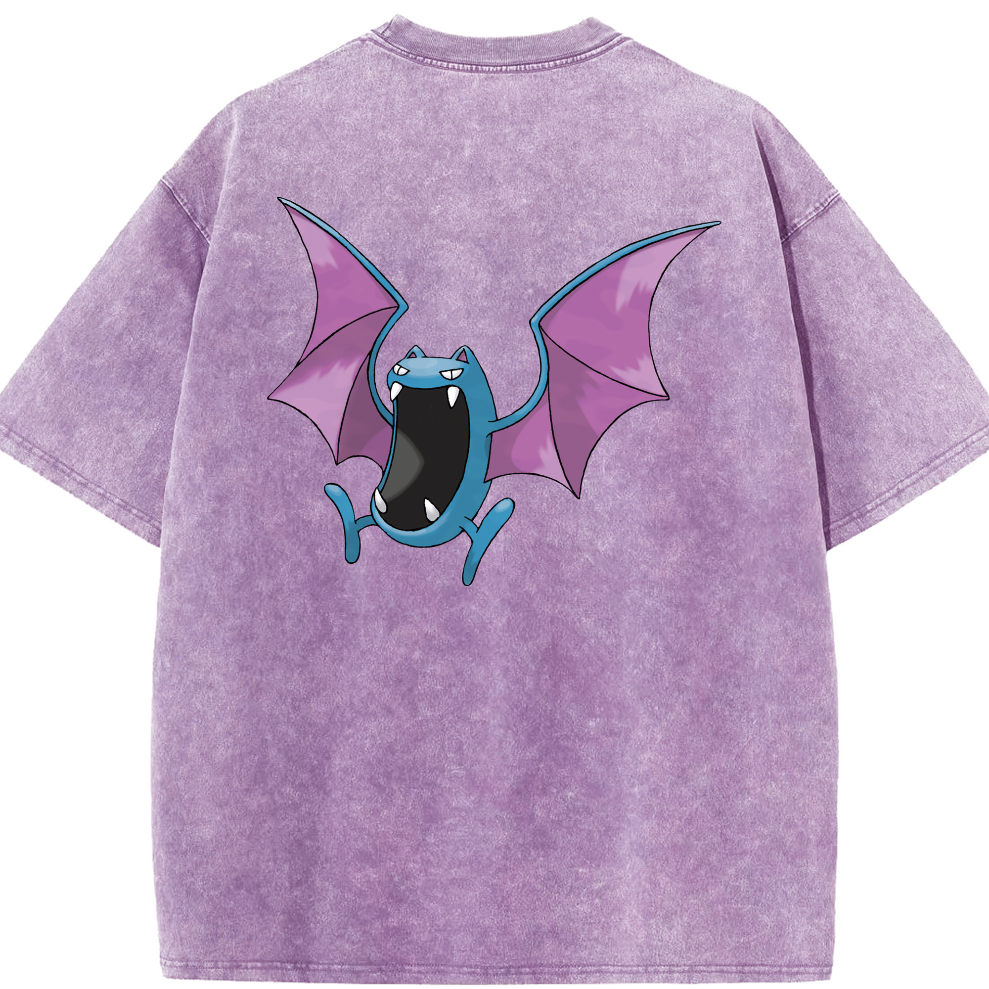 （画像用） ポケットモンスター Pokémon 綿100% ヴィンテージ風 半袖Tシャツ（背面プリント）