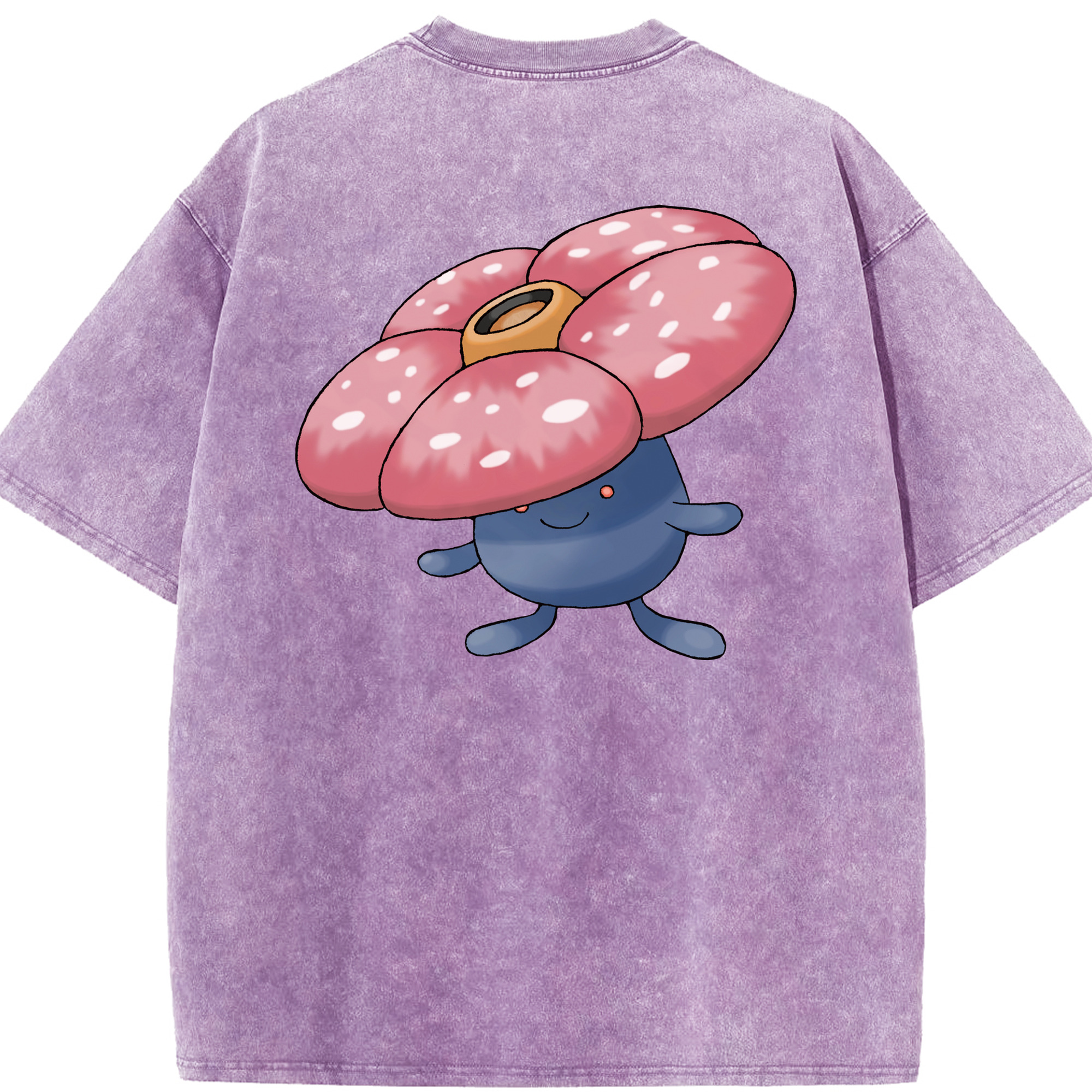 （画像用） ポケットモンスター Pokémon 綿100% ヴィンテージ風 半袖Tシャツ（背面プリント）