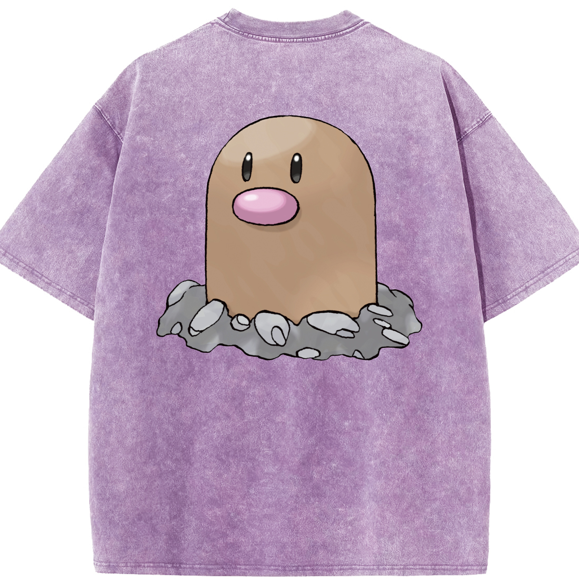 （画像用） ポケットモンスター Pokémon 綿100% ヴィンテージ風 半袖Tシャツ（背面プリント）
