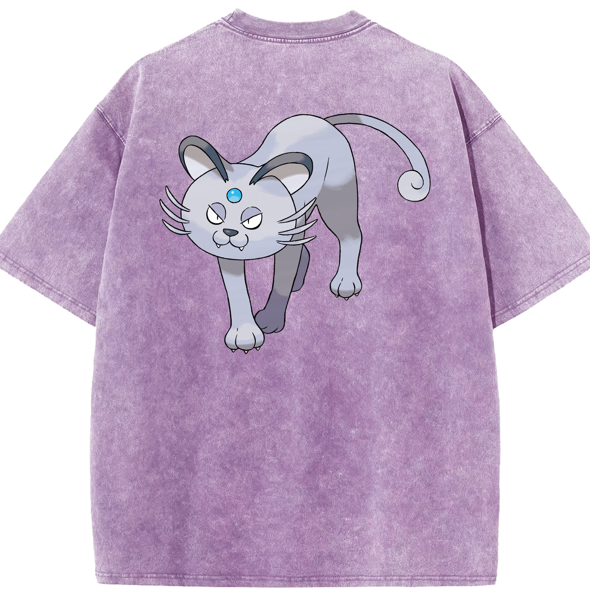 （画像用） ポケットモンスター Pokémon 綿100% ヴィンテージ風 半袖Tシャツ（背面プリント）