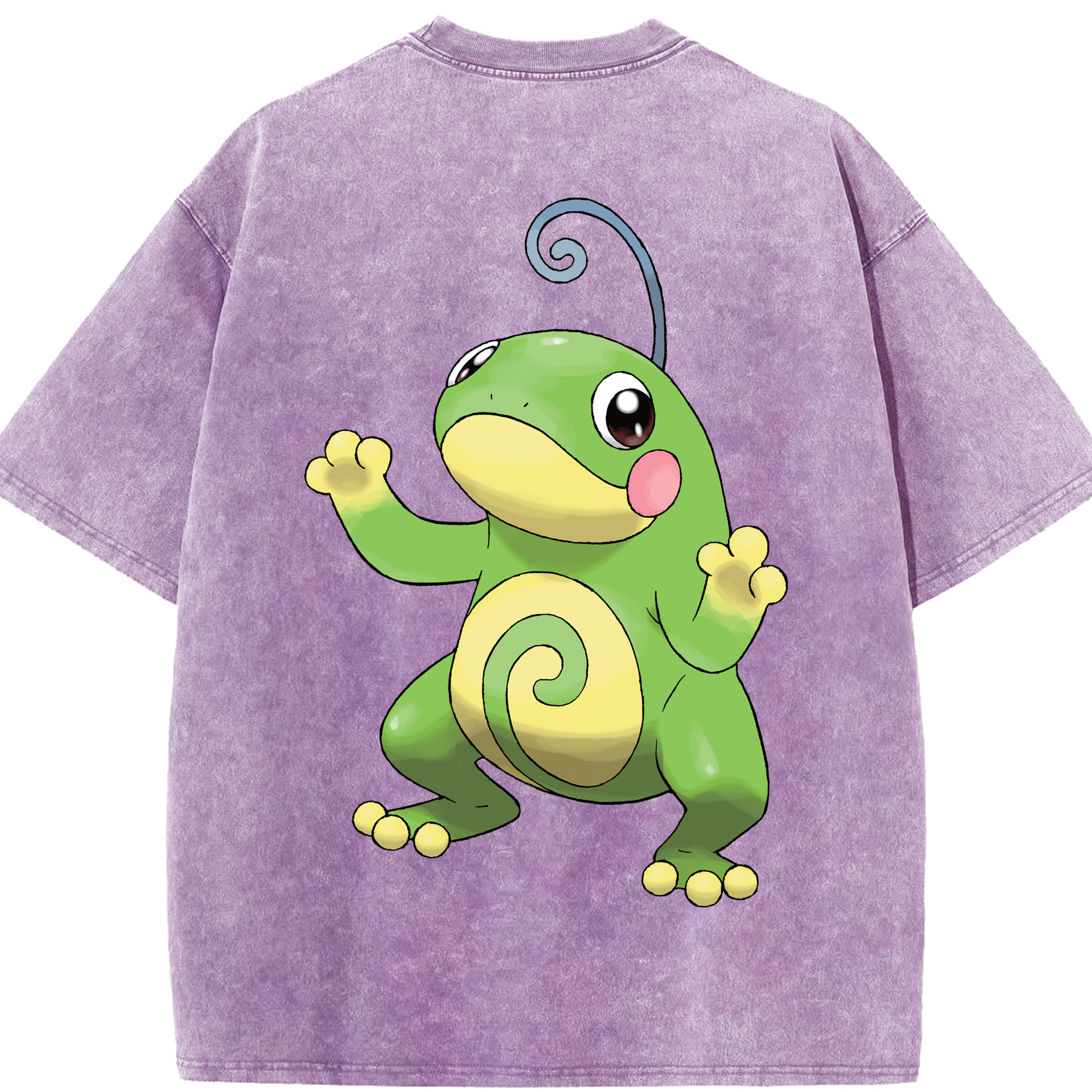 （画像用） ポケットモンスター Pokémon 綿100% ヴィンテージ風 半袖Tシャツ（背面プリント）