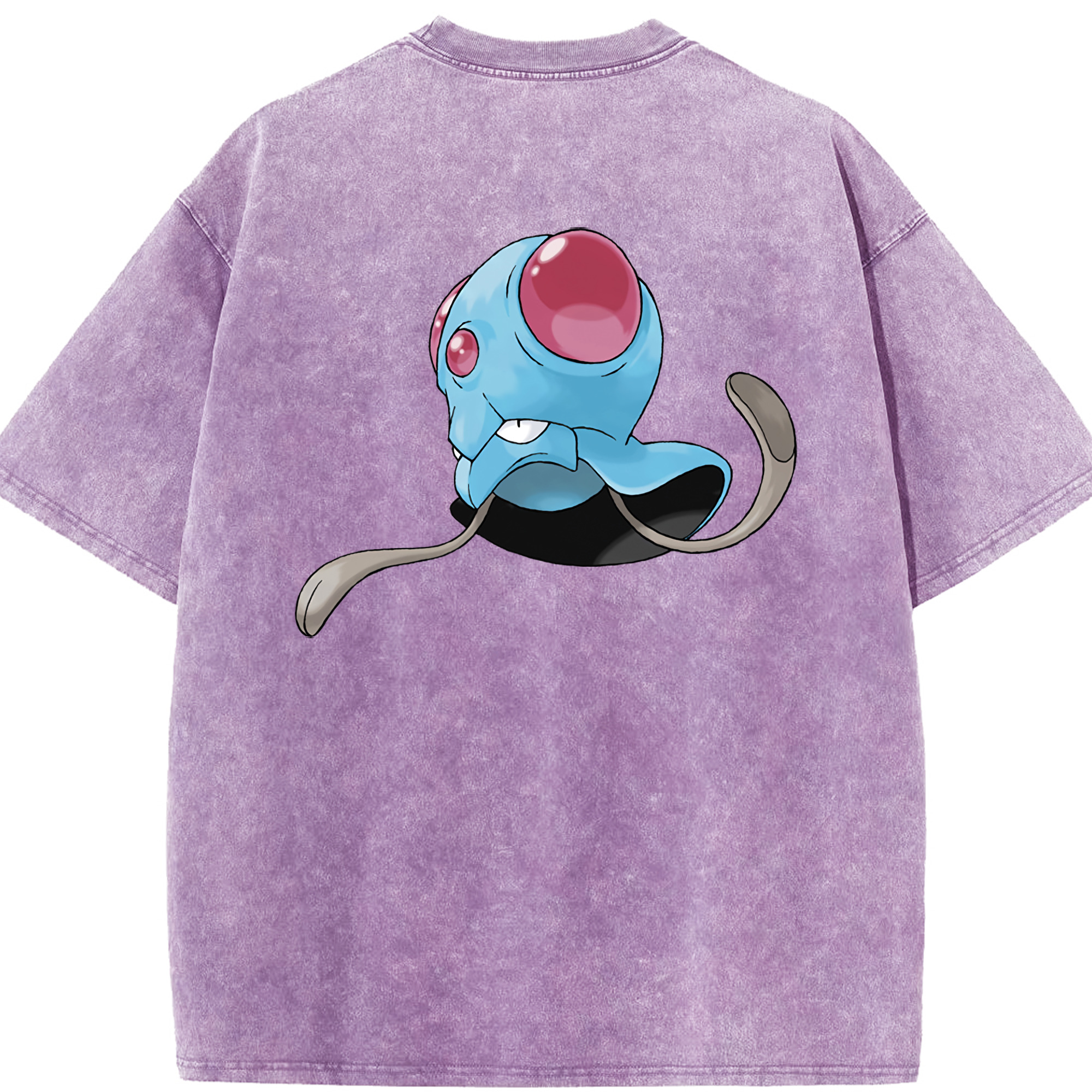 （画像用） ポケットモンスター Pokémon 綿100% ヴィンテージ風 半袖Tシャツ（背面プリント）