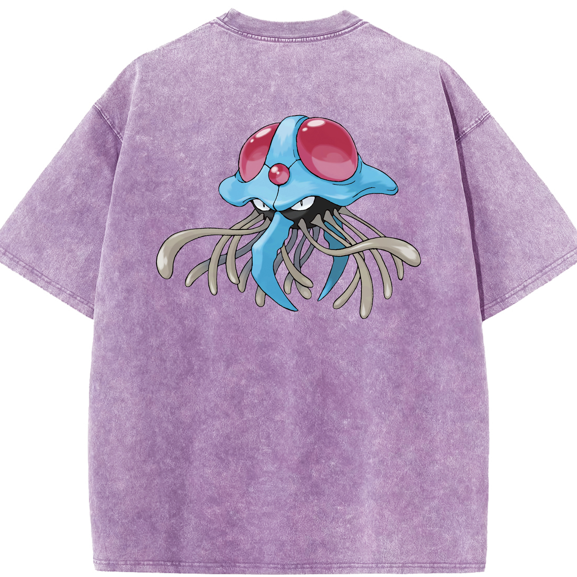 （画像用） ポケットモンスター Pokémon 綿100% ヴィンテージ風 半袖Tシャツ（背面プリント）