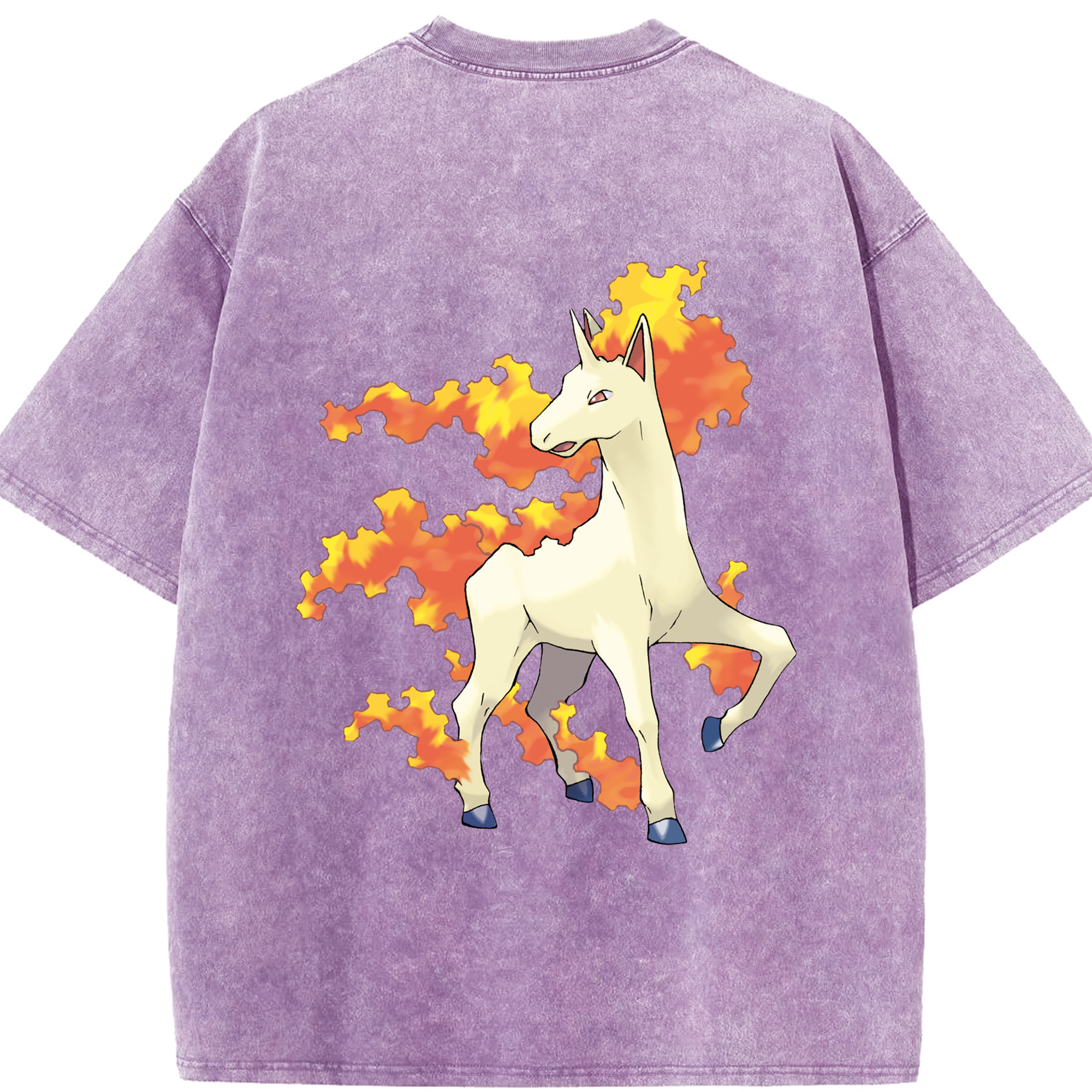 （画像用） ポケットモンスター Pokémon 綿100% ヴィンテージ風 半袖Tシャツ（背面プリント）