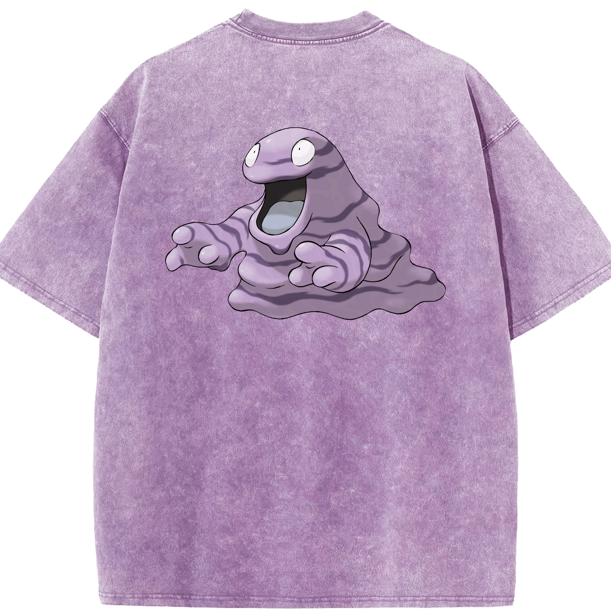 （画像用） ポケットモンスター Pokémon 綿100% ヴィンテージ風 半袖Tシャツ（背面プリント）