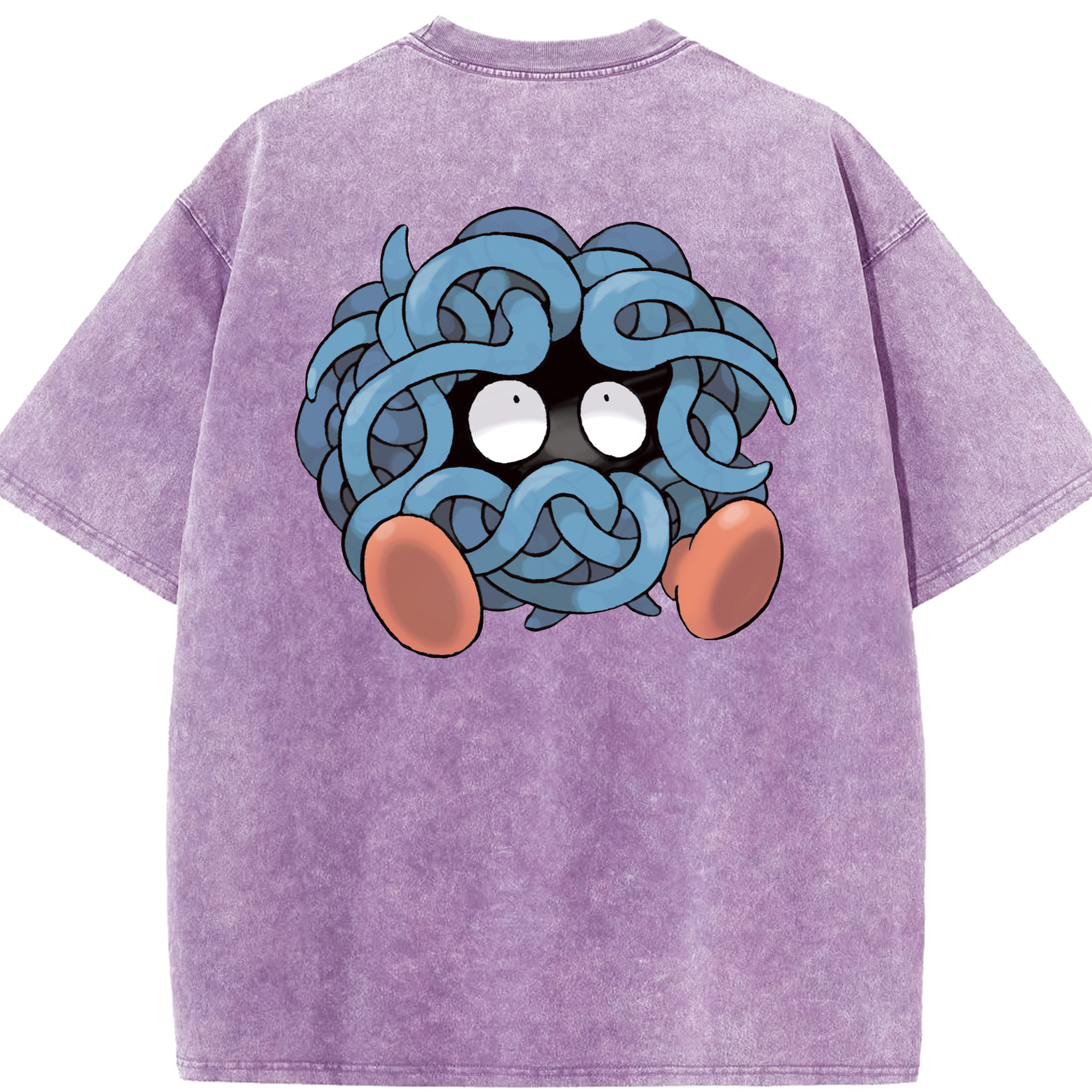 （画像用） ポケットモンスター Pokémon 綿100% ヴィンテージ風 半袖Tシャツ（背面プリント）