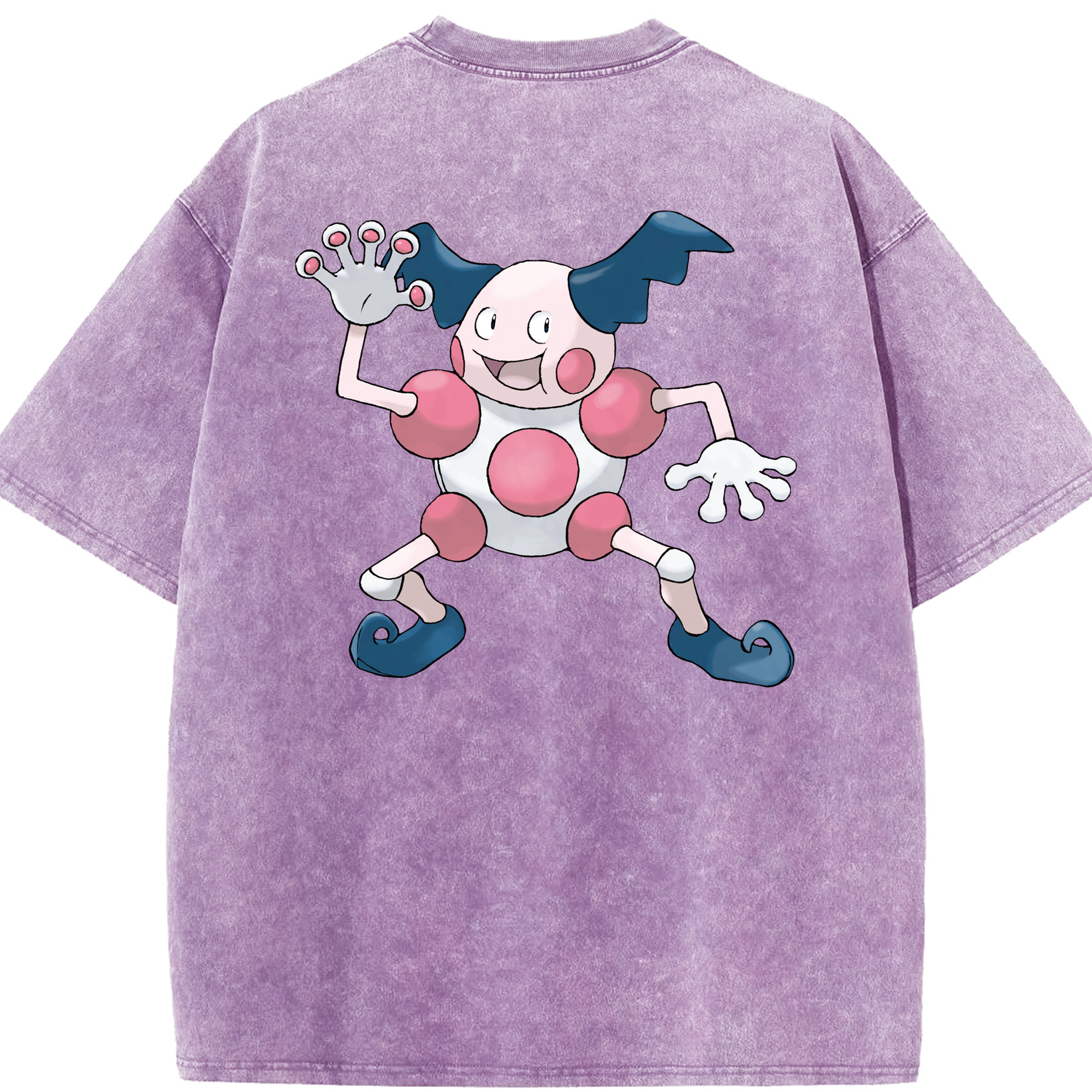 （画像用） ポケットモンスター Pokémon 綿100% ヴィンテージ風 半袖Tシャツ（背面プリント）