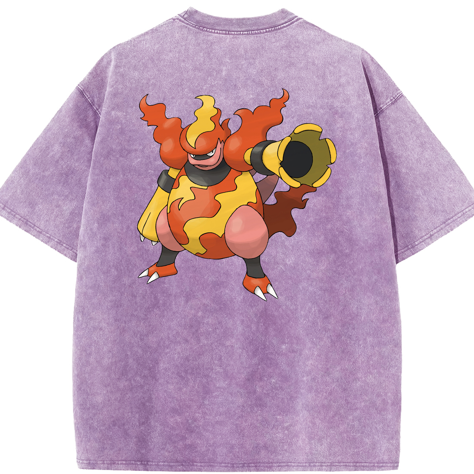 （画像用） ポケットモンスター Pokémon 綿100% ヴィンテージ風 半袖Tシャツ（背面プリント）