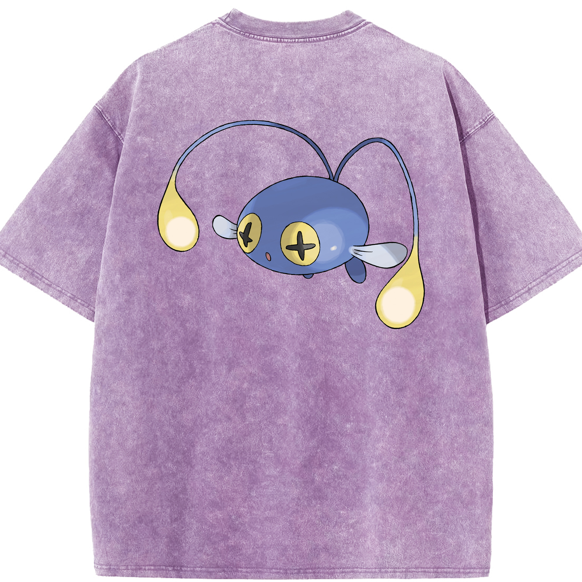 （画像用） ポケットモンスター Pokémon 綿100% ヴィンテージ風 半袖Tシャツ（背面プリント）
