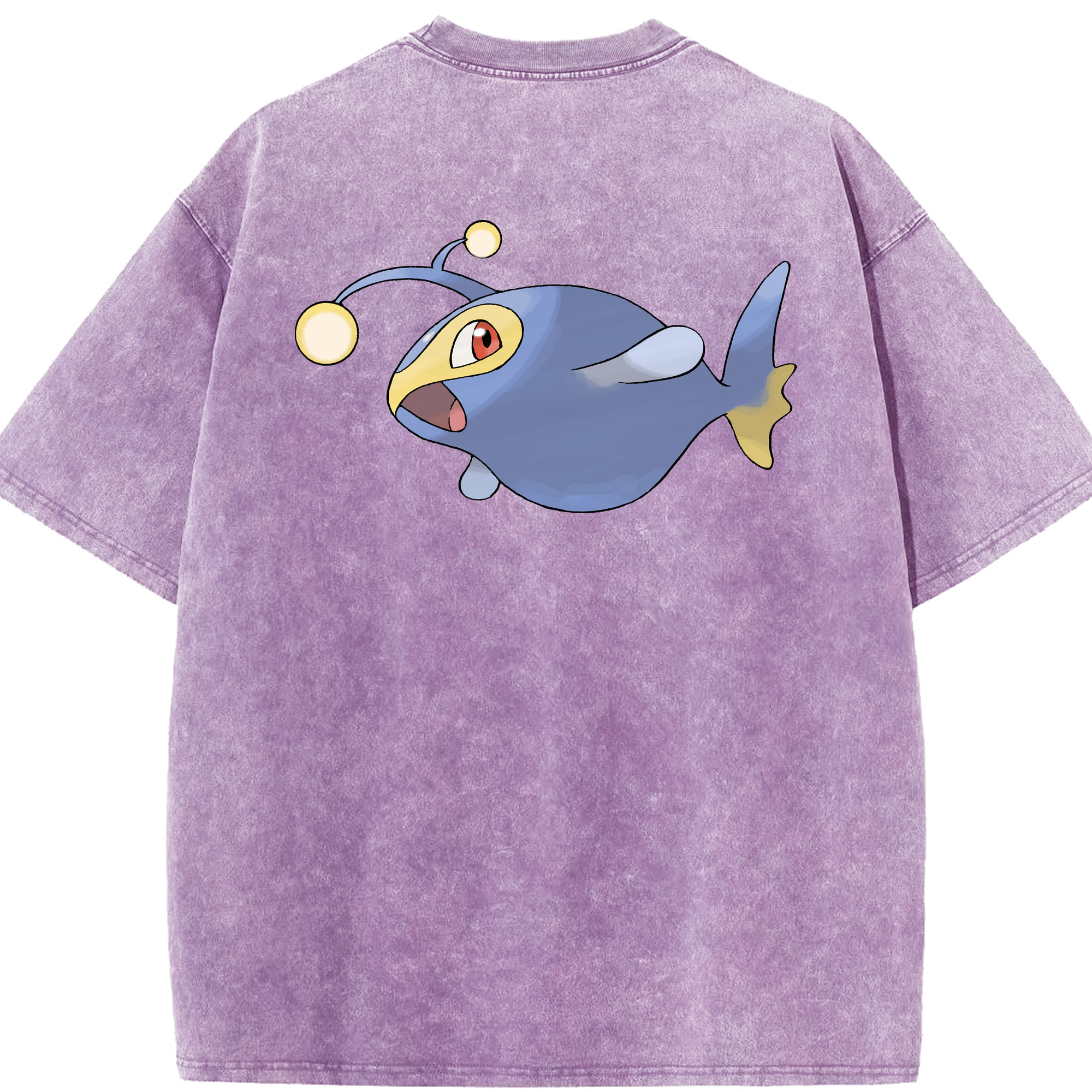 （画像用） ポケットモンスター Pokémon 綿100% ヴィンテージ風 半袖Tシャツ（背面プリント）