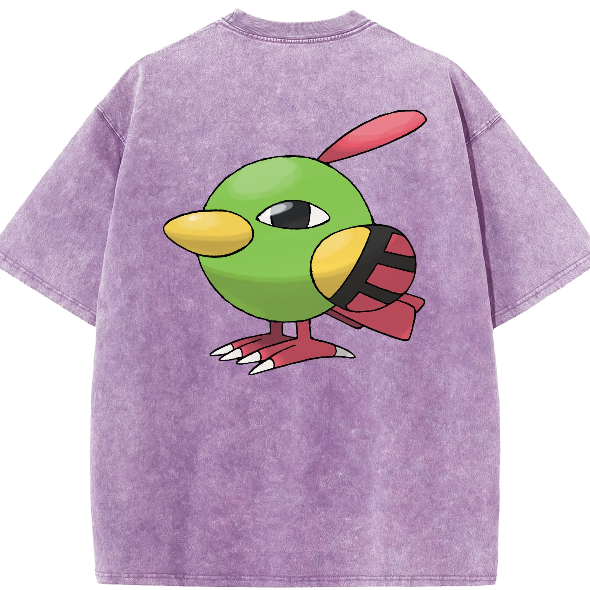 （画像用） ポケットモンスター Pokémon 綿100% ヴィンテージ風 半袖Tシャツ（背面プリント）