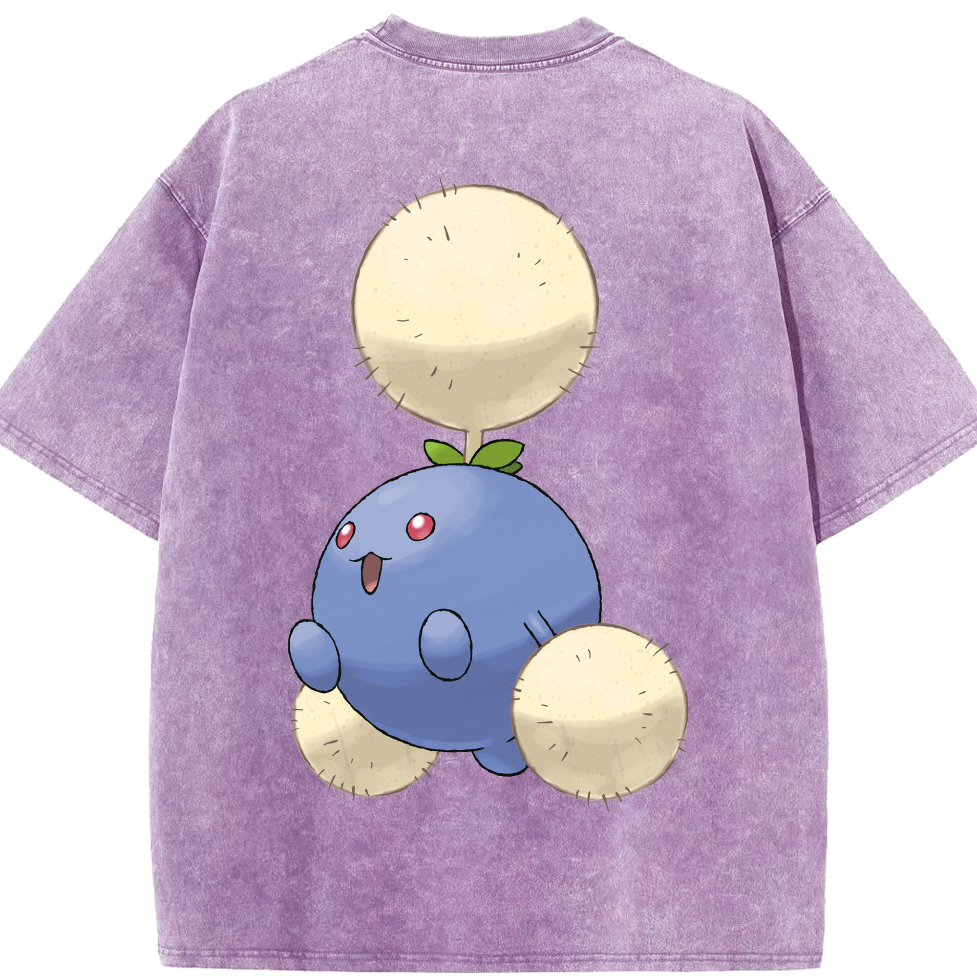 （画像用） ポケットモンスター Pokémon 綿100% ヴィンテージ風 半袖Tシャツ（背面プリント）