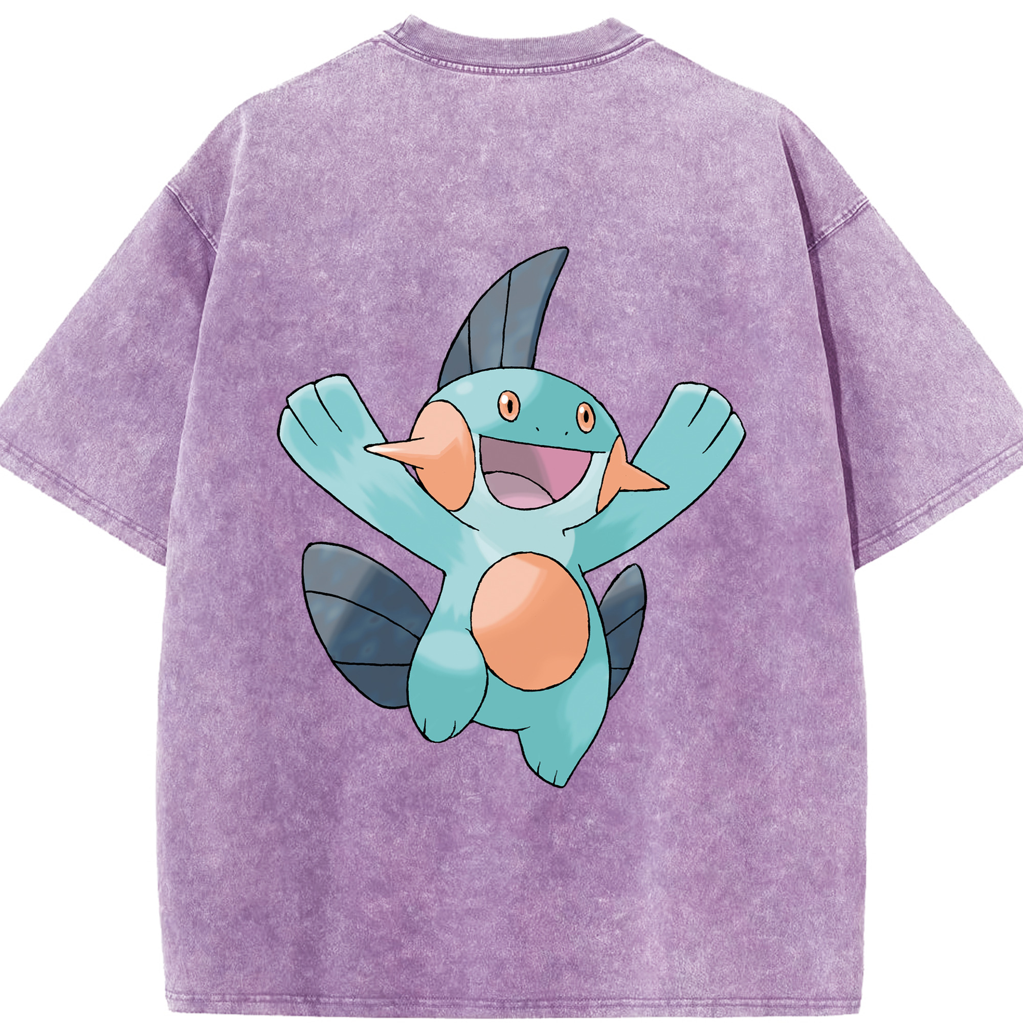 （画像用） ポケットモンスター Pokémon 綿100% ヴィンテージ風 半袖Tシャツ（背面プリント）