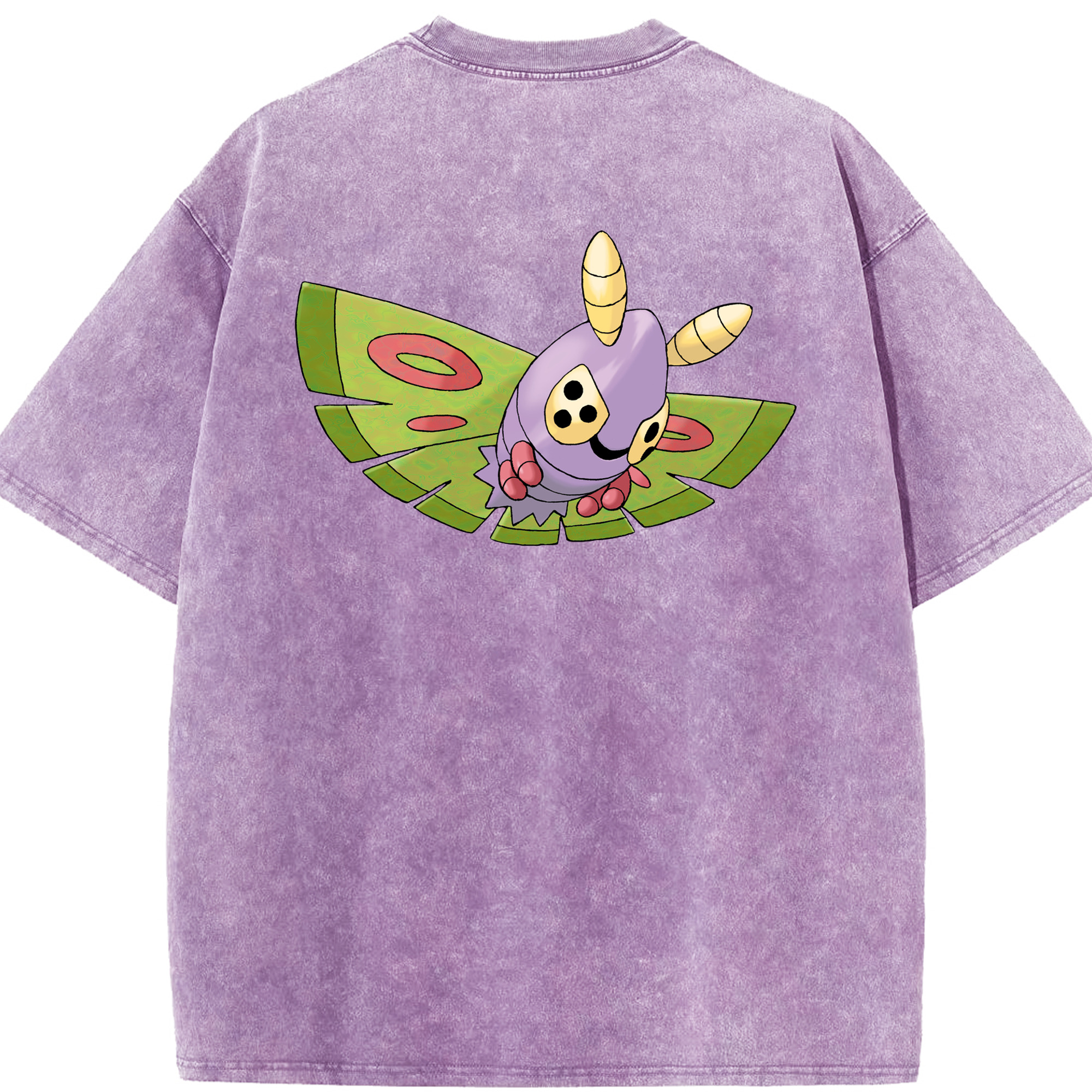 （画像用） ポケットモンスター Pokémon 綿100% ヴィンテージ風 半袖Tシャツ（背面プリント）