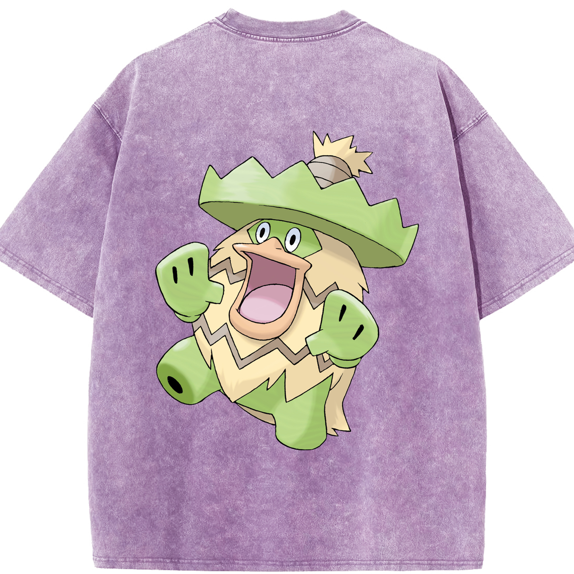 （画像用） ポケットモンスター Pokémon 綿100% ヴィンテージ風 半袖Tシャツ（背面プリント）