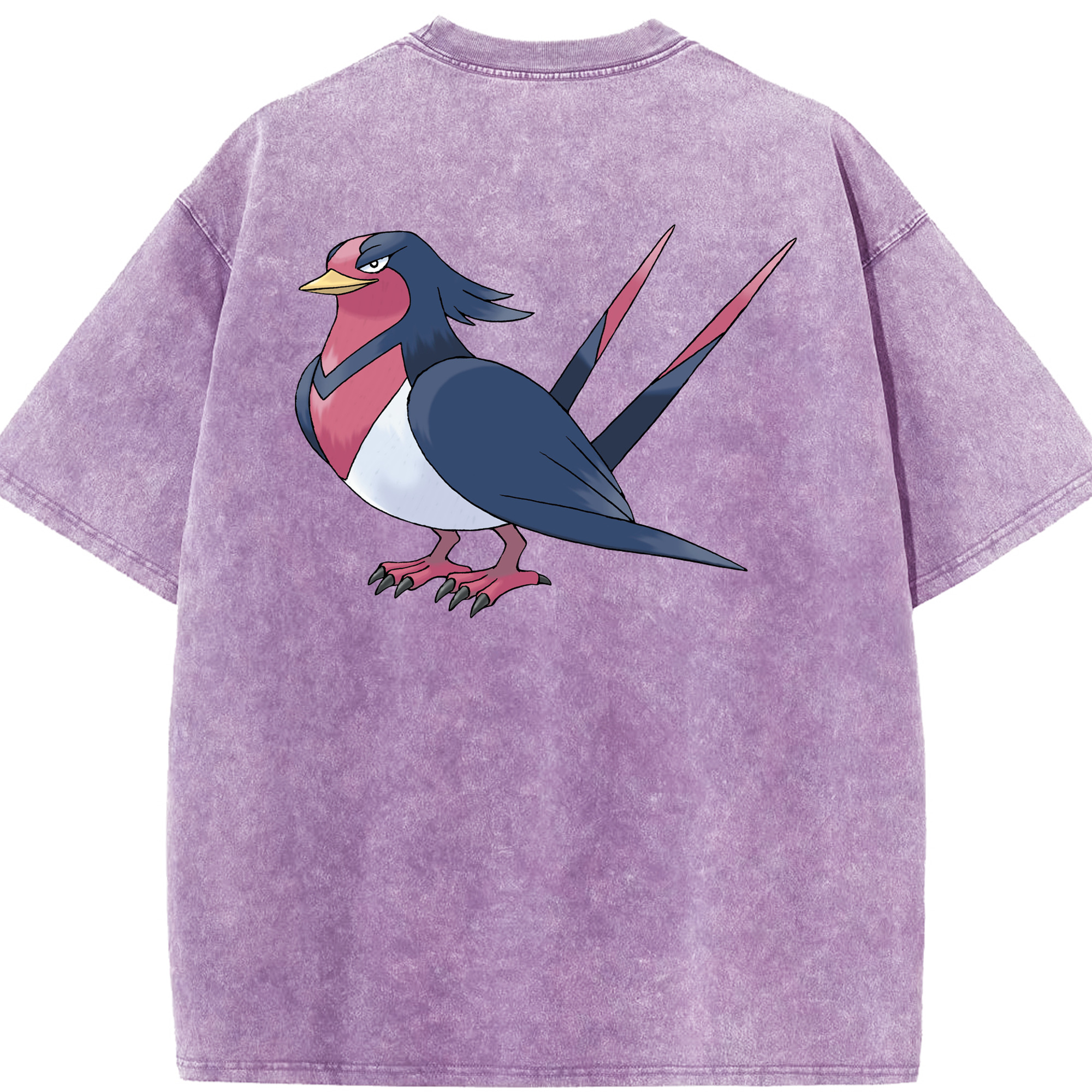 （画像用） ポケットモンスター Pokémon 綿100% ヴィンテージ風 半袖Tシャツ（背面プリント）