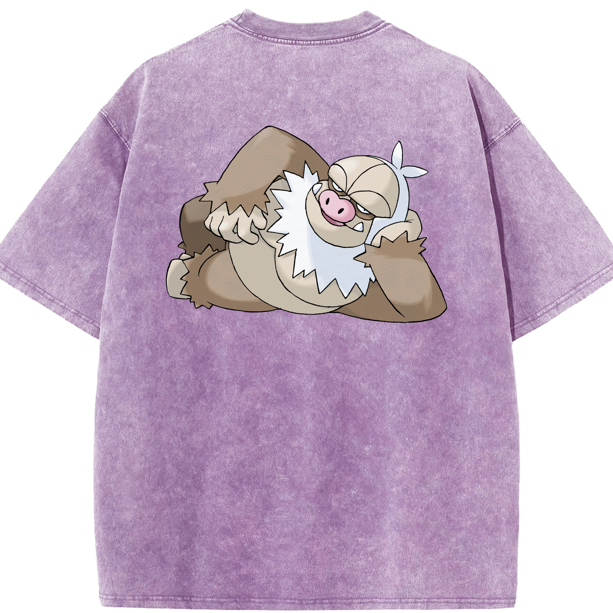 （画像用） ポケットモンスター Pokémon 綿100% ヴィンテージ風 半袖Tシャツ（背面プリント）