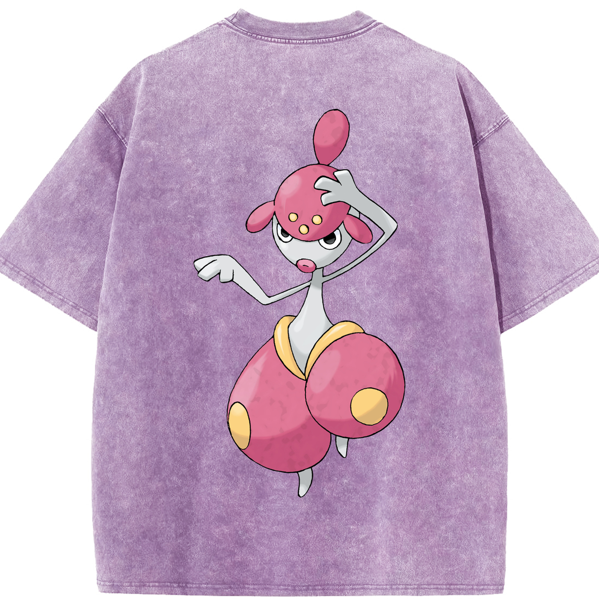 （画像用） ポケットモンスター Pokémon 綿100% ヴィンテージ風 半袖Tシャツ（背面プリント）