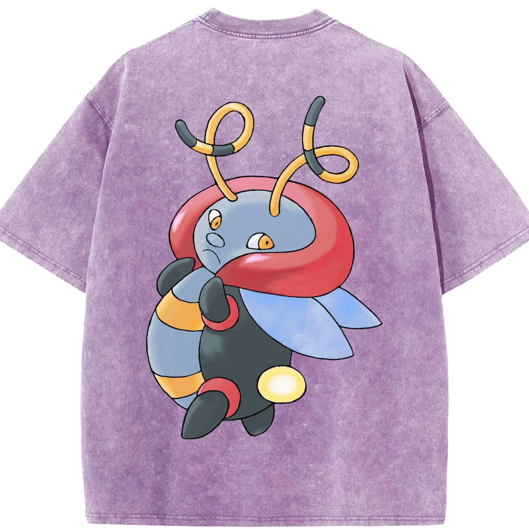 （画像用） ポケットモンスター Pokémon 綿100% ヴィンテージ風 半袖Tシャツ（背面プリント）