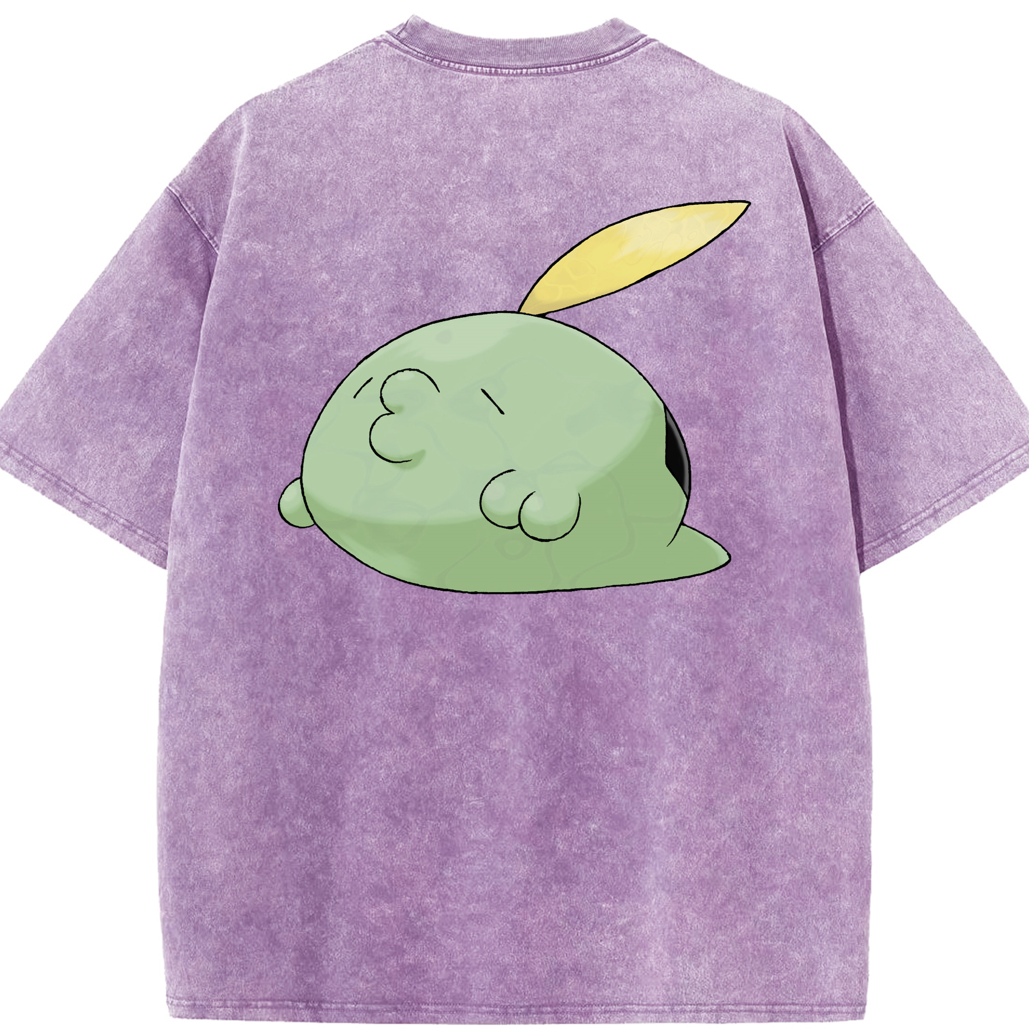 （画像用） ポケットモンスター Pokémon 綿100% ヴィンテージ風 半袖Tシャツ（背面プリント）