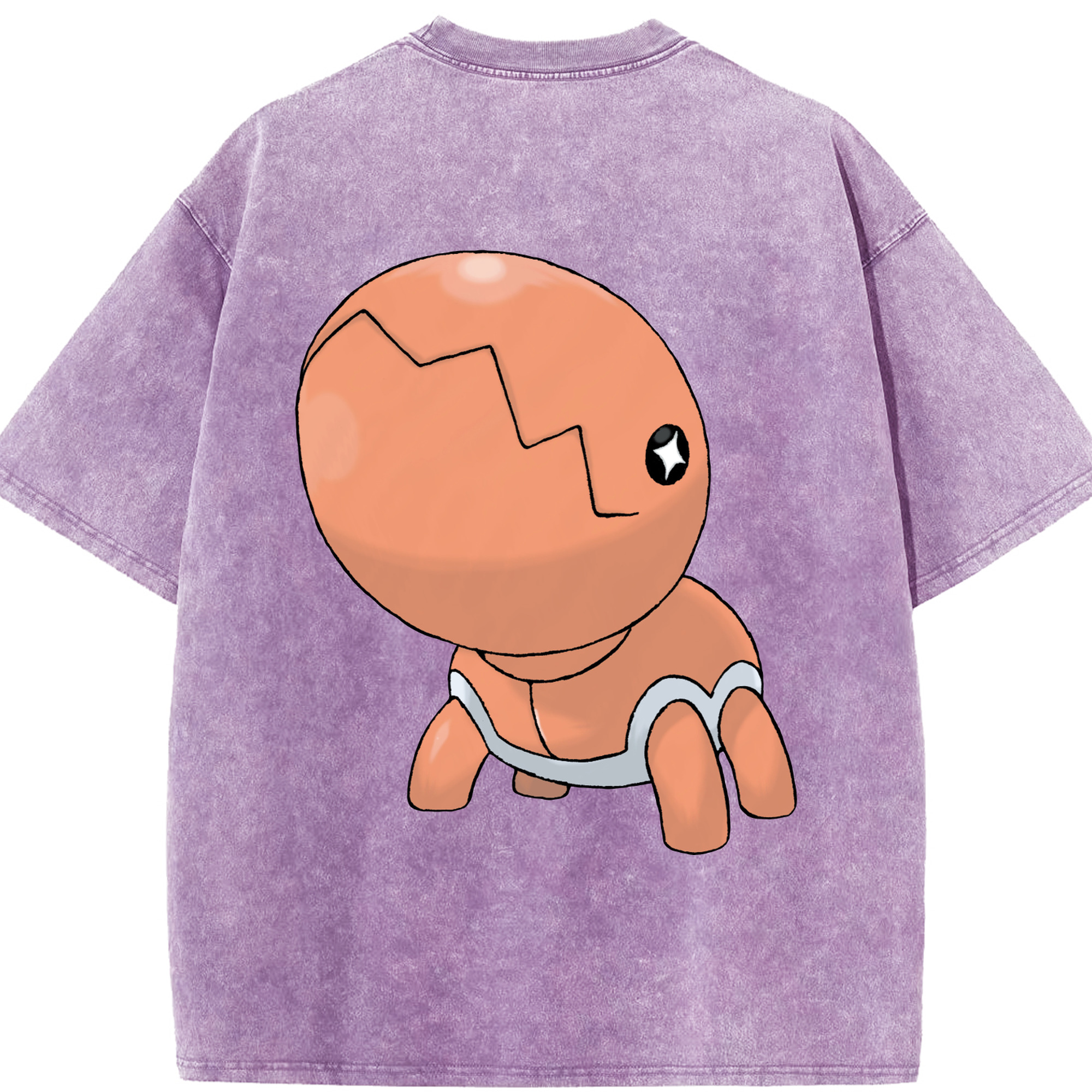 （画像用） ポケットモンスター Pokémon 綿100% ヴィンテージ風 半袖Tシャツ（背面プリント）