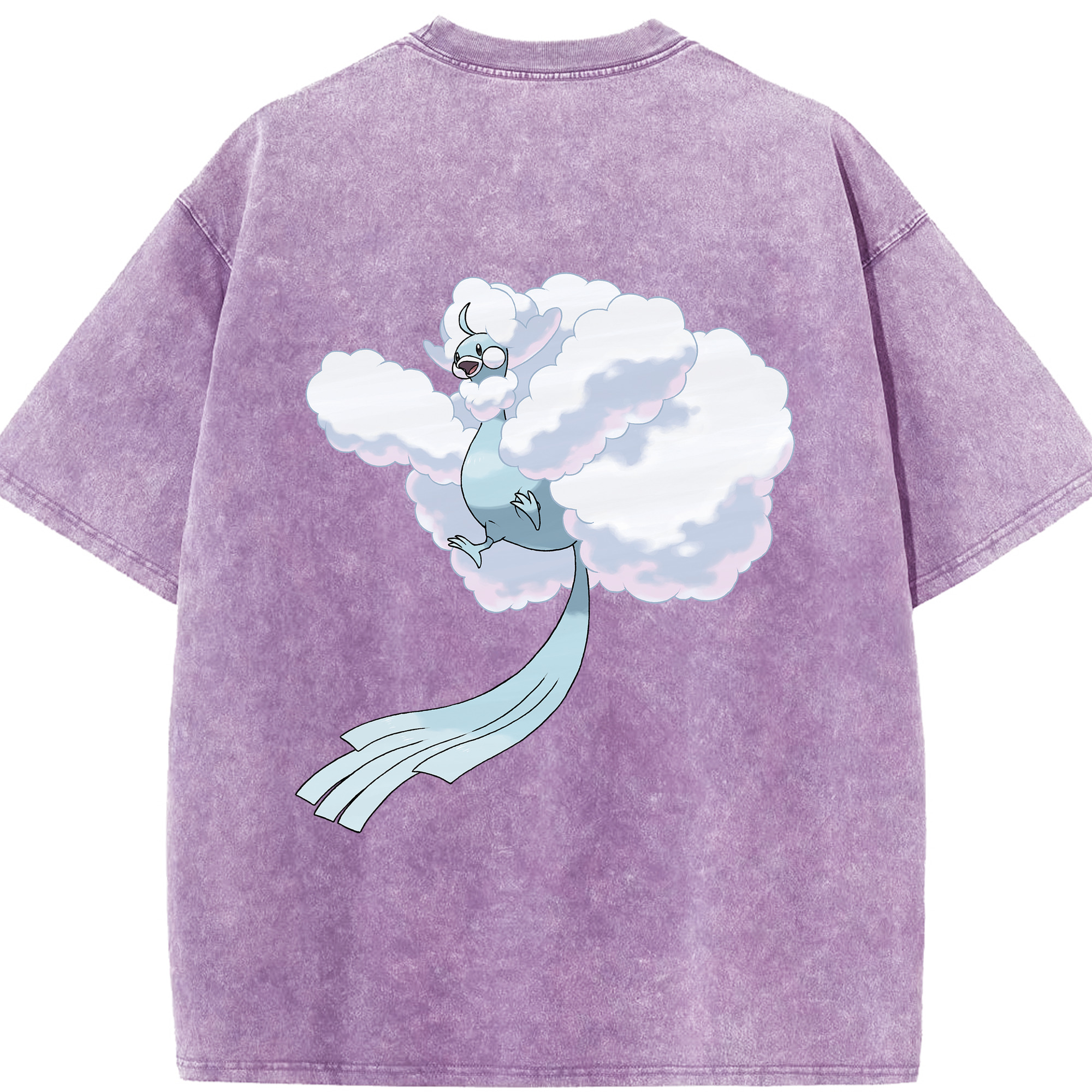 （画像用） ポケットモンスター Pokémon 綿100% ヴィンテージ風 半袖Tシャツ（背面プリント）