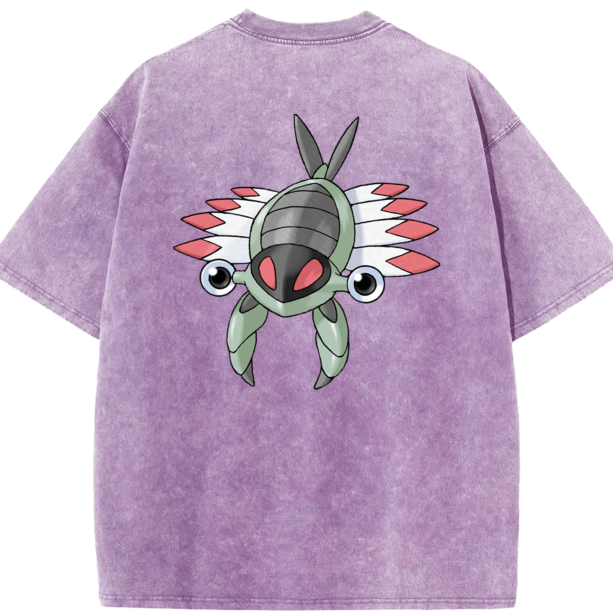 （画像用） ポケットモンスター Pokémon 綿100% ヴィンテージ風 半袖Tシャツ（背面プリント）