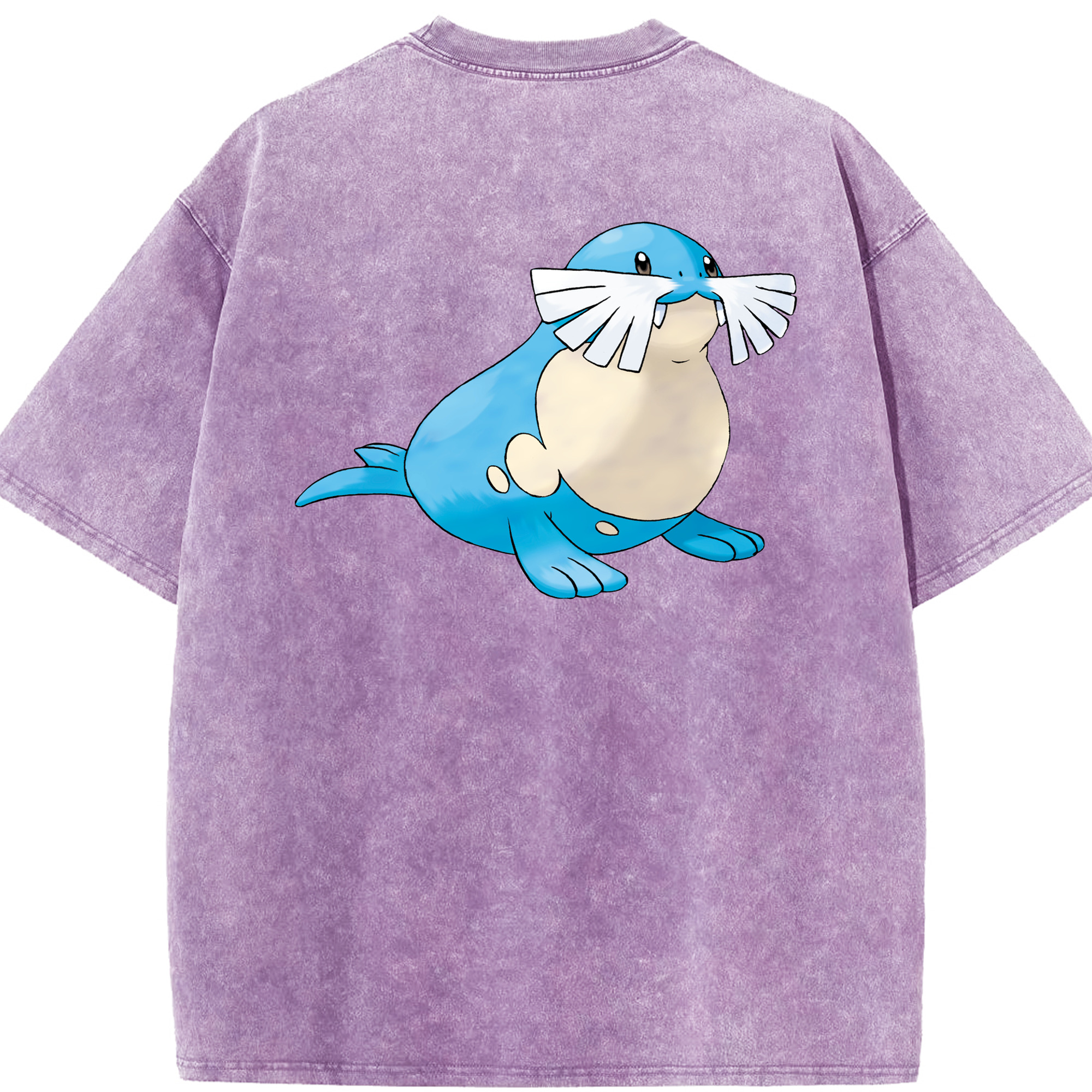 （画像用） ポケットモンスター Pokémon 綿100% ヴィンテージ風 半袖Tシャツ（背面プリント）